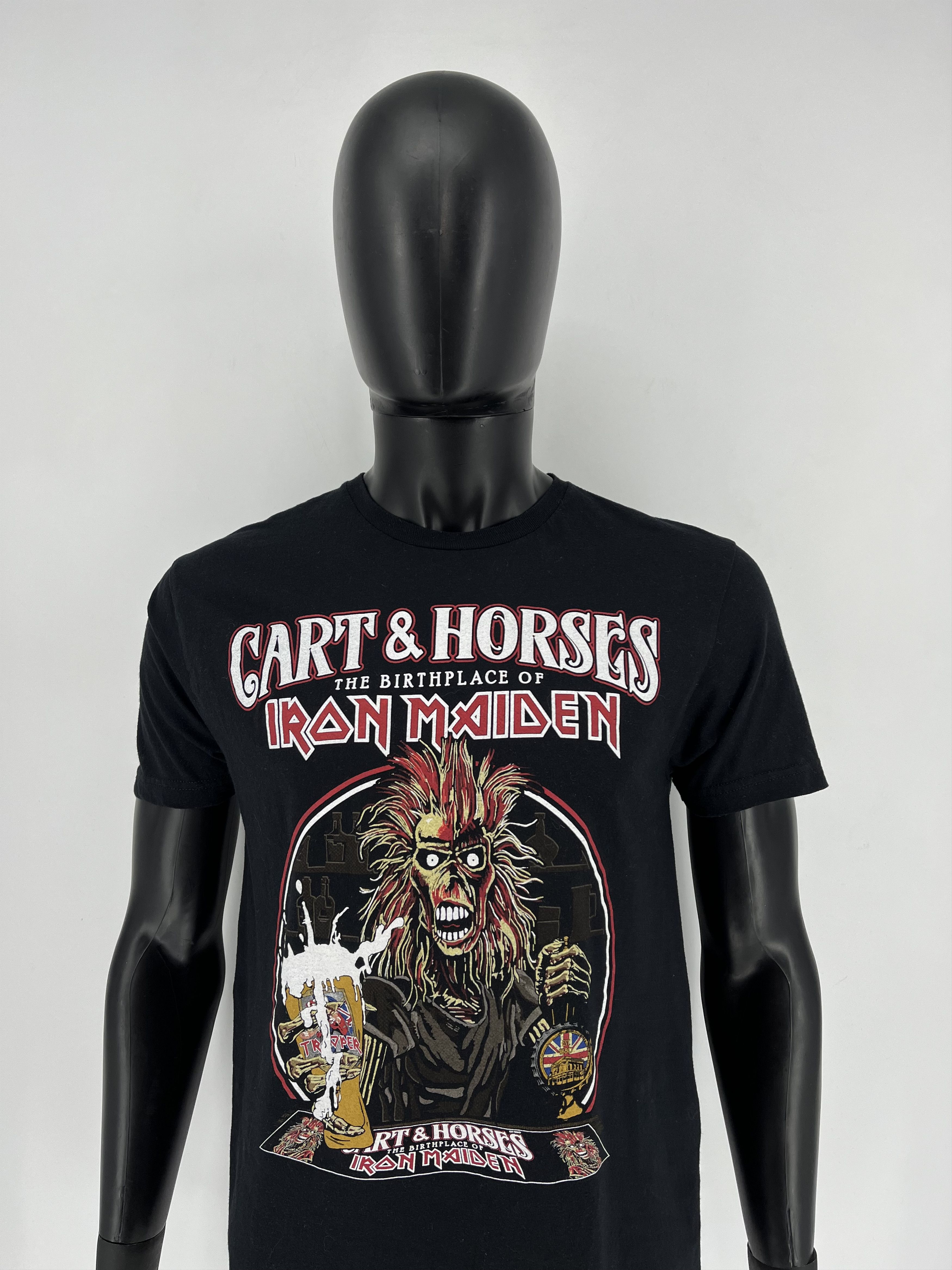 Band Tees Vintage Iron Maiden Band Rock Punk Tee Streetwear hype Size US M / EU 48-50 / 2 - 2 Thumbnail