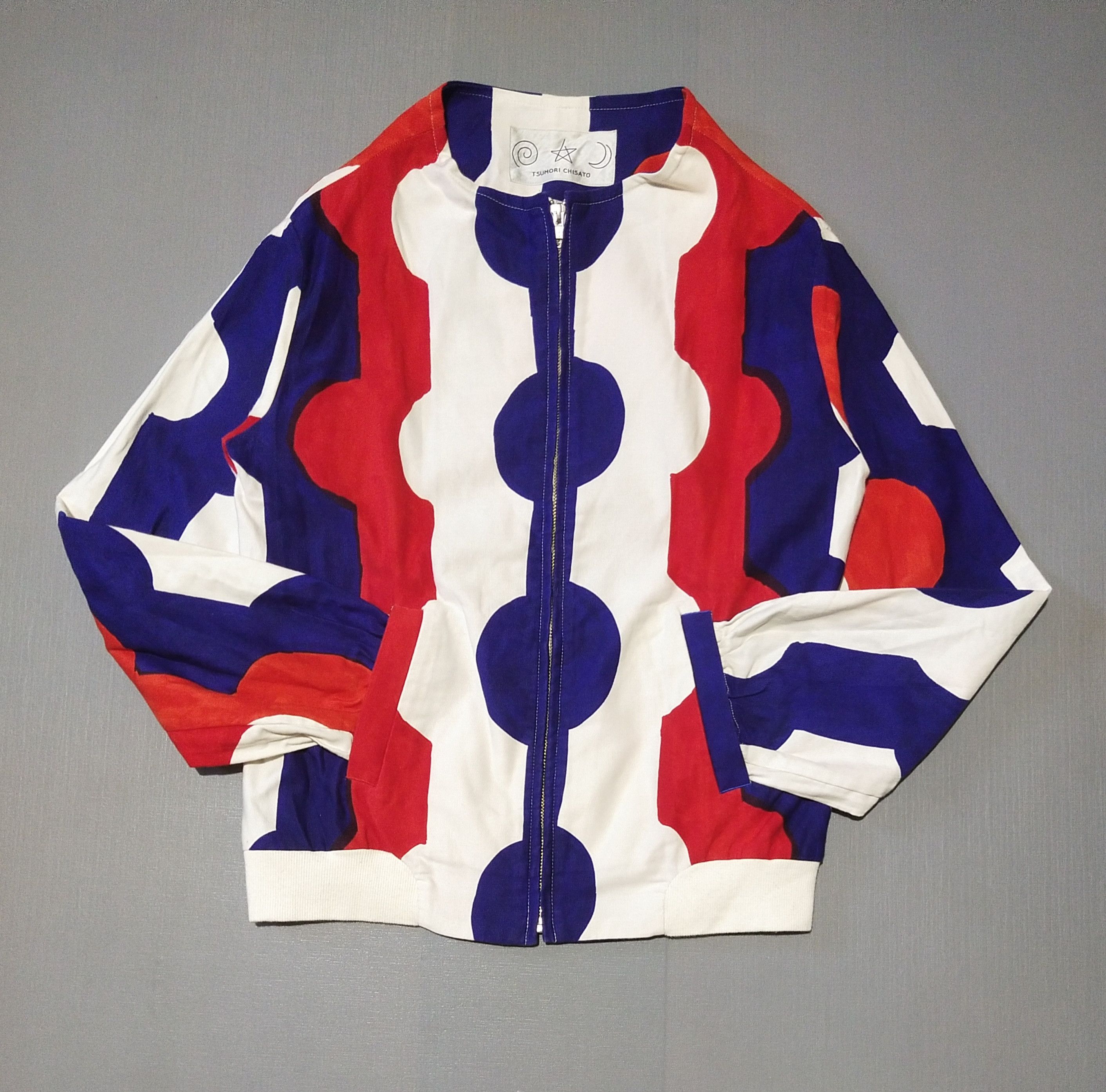 Tsumori Chisato TSUMORI CHISATO - TRICOLOR WAVY STRIPE BLOUSON Size M / US 6-8 / IT 42-44 - 3 Thumbnail