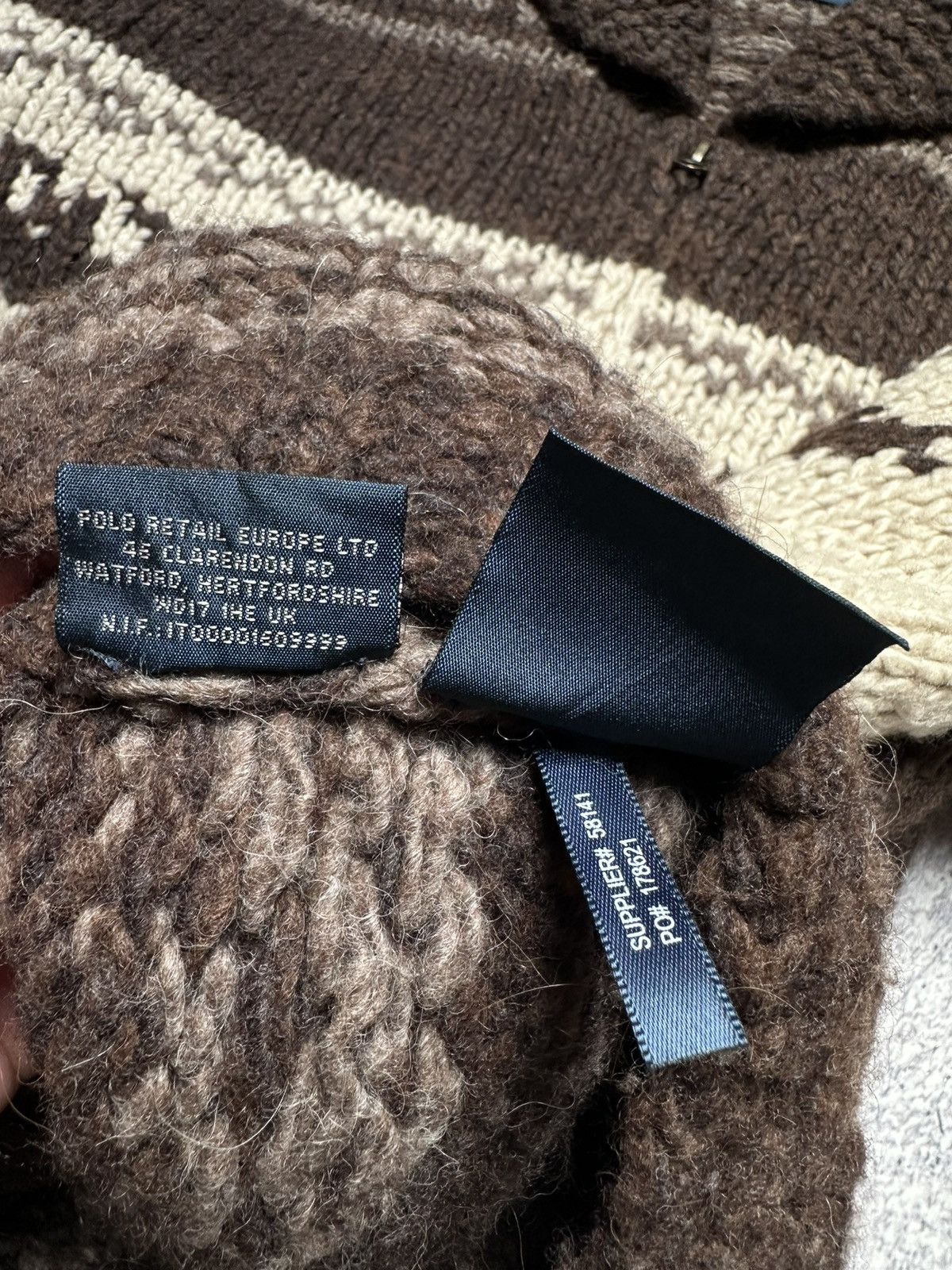 Polo Ralph Lauren Very Rare RRL Polo Ralph Lauren Hand Knit Covichan Sweater Size US M / EU 48-50 / 2 - 13 Thumbnail