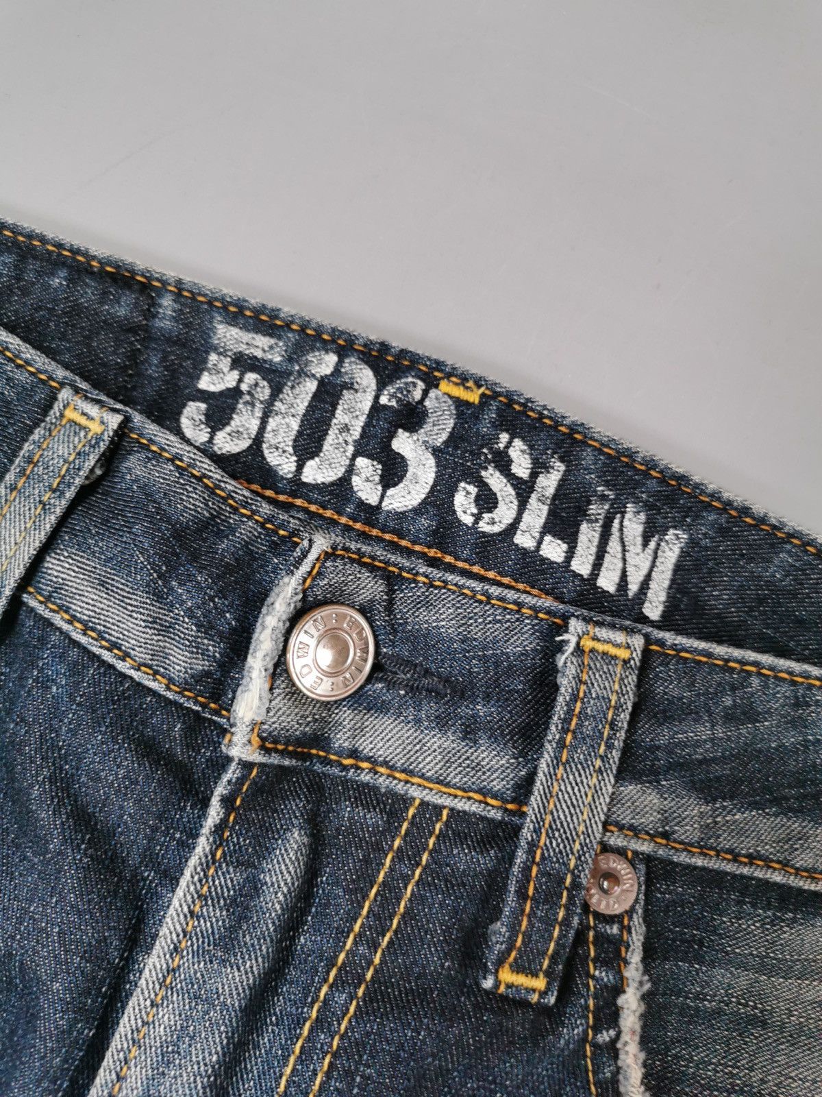 Edwin Edwin 503 Slim Denim Jeans Size US 31 - 8 Thumbnail