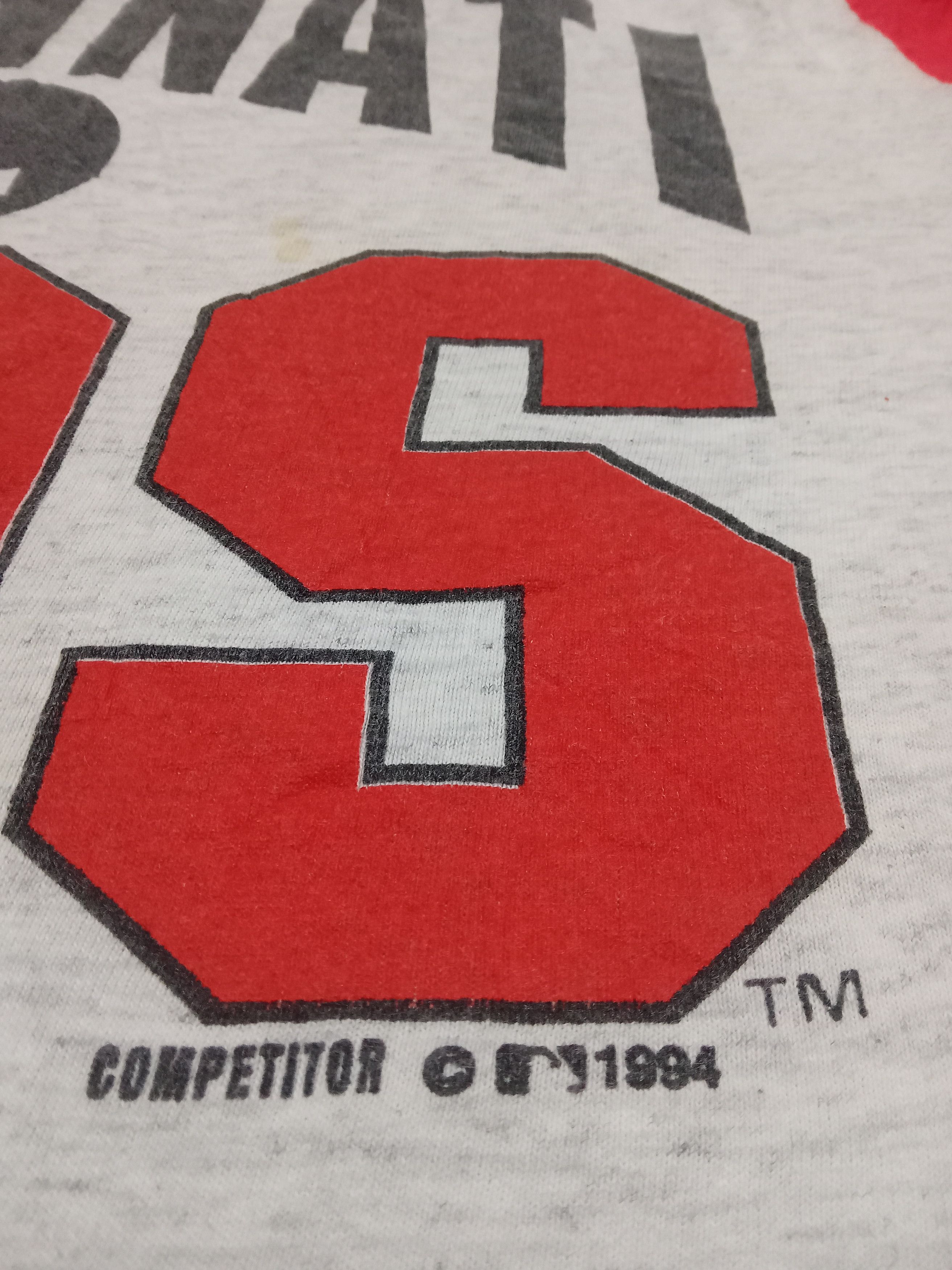 MLB Vintage Cincinnati XXL Reds Competitor MLB 94' L/s T Shirt Size US M / EU 48-50 / 2 - 5 Thumbnail