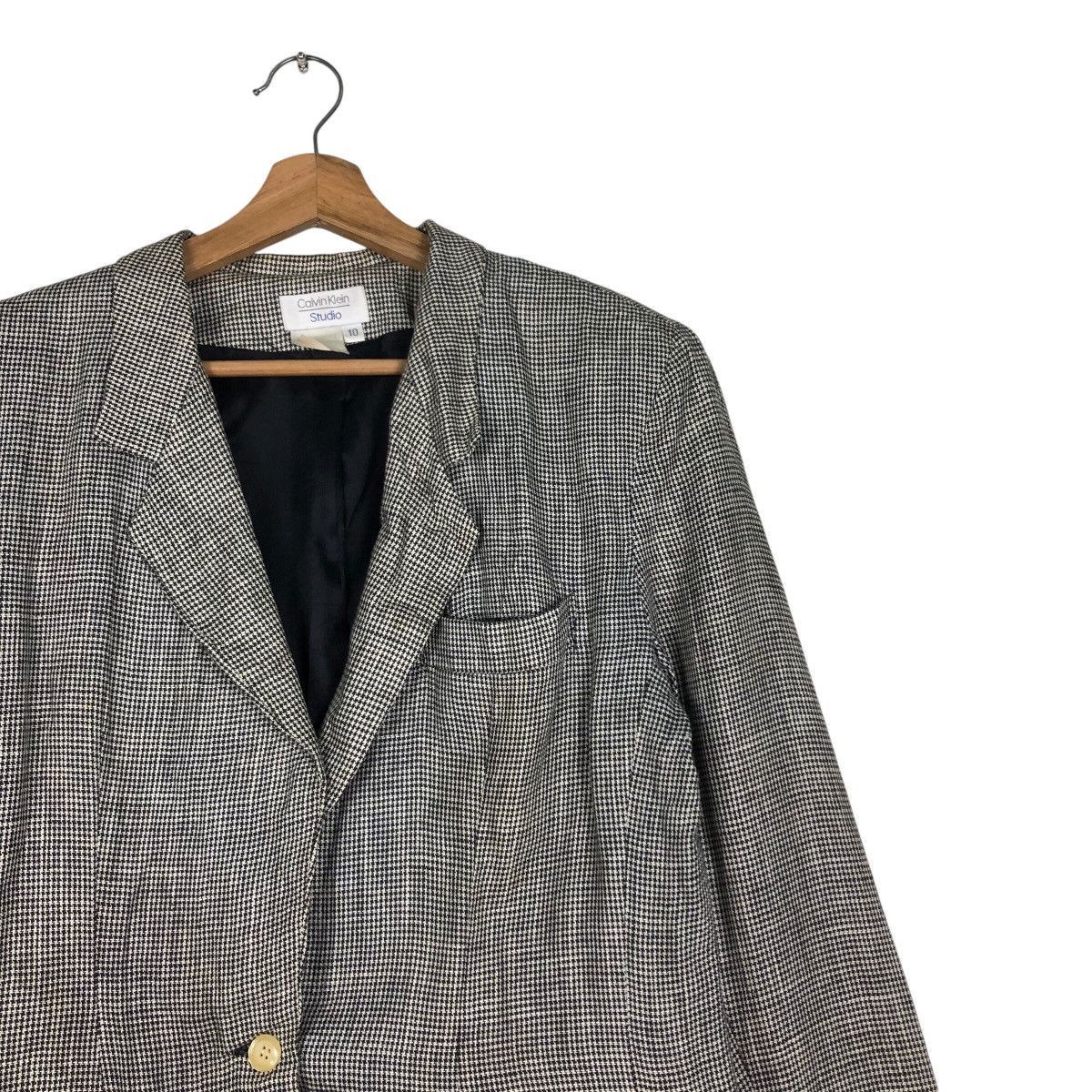 Calvin Klein 📌Tartan Check Biker Chore Jacket Calvin Klein Studio Size US M / EU 48-50 / 2 - 7 Thumbnail