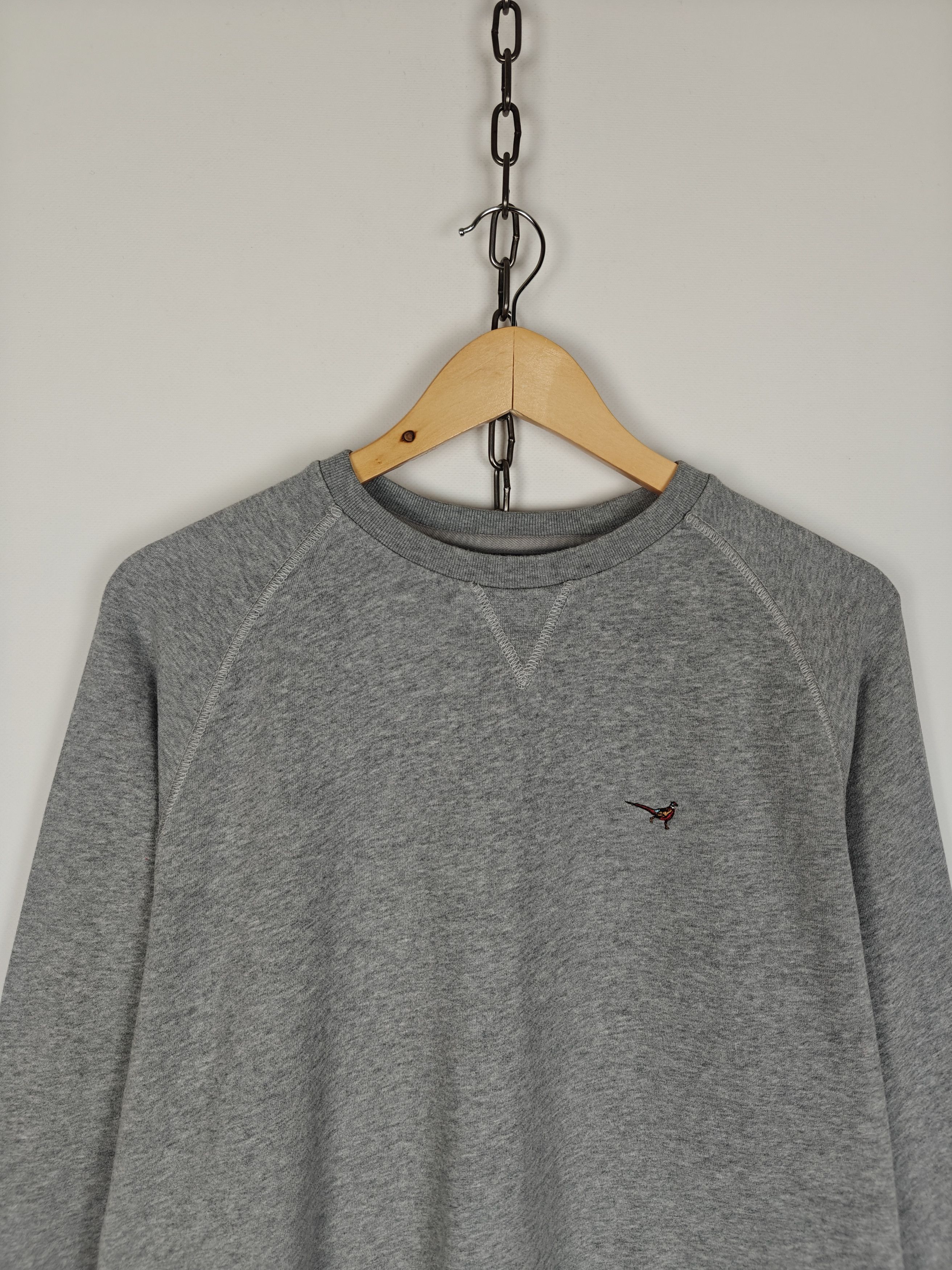 Barbour Barbour Sweatshirt Crewneck Bird Logo Organic Gray size L Size L / US 10 / IT 46 - 2 Thumbnail