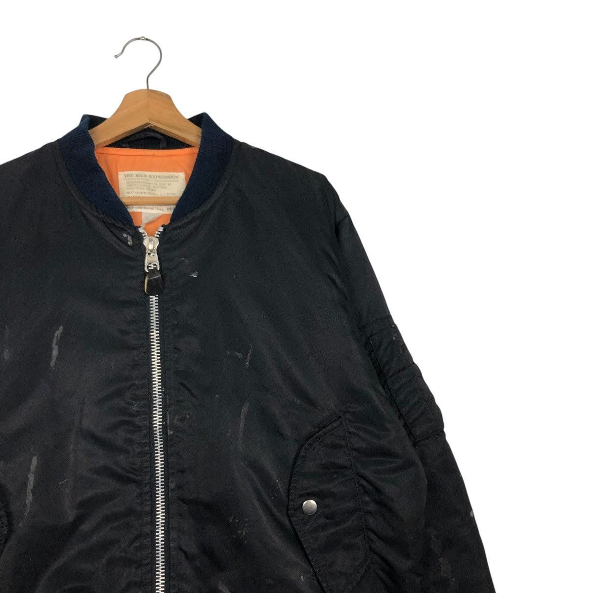 Japanese Brand 🔥VINTAGE BOMBER JACKET MA-1 MILITARY IRISH ISSEY MIYAKE Size US M / EU 48-50 / 2 - 8 Thumbnail