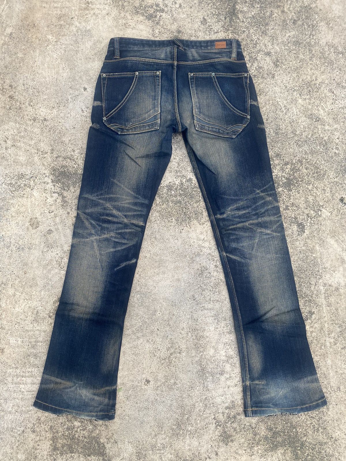 If Six Was Nine × Japanese Brand × Nicole Club Flare Jeans Nicole Club Clawmark Zipper Bootcut Size US 30 / EU 46 - 15 Thumbnail