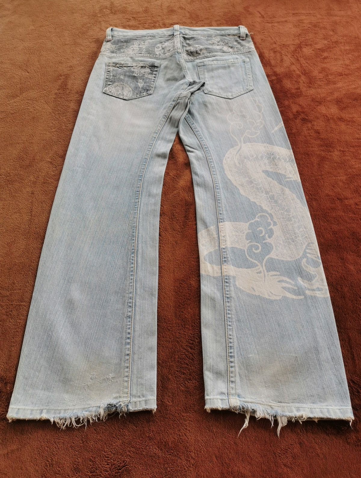 Karakuri Tamashii Dragon Graphic Denim Jeans Karakuri Tamashi Inspire Size US 32 / EU 48 - 5 Thumbnail