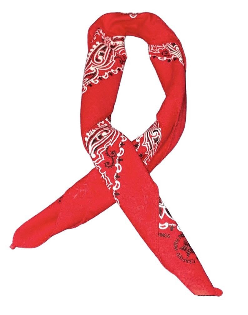 Vintage Springs Vintage 80’s Red Paisley Bandana New!! Size ONE SIZE - 5 Thumbnail