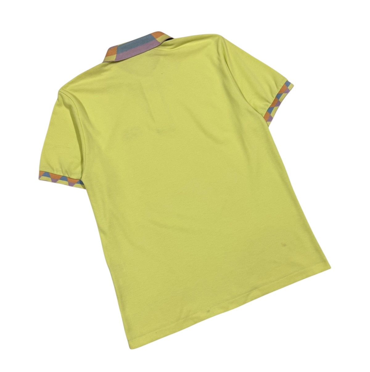 Balenciaga Vtg🔥Luxury BB Balenciaga Multicolor Ringer Polo Shirt Size US L / EU 52-54 / 3 - 9 Thumbnail