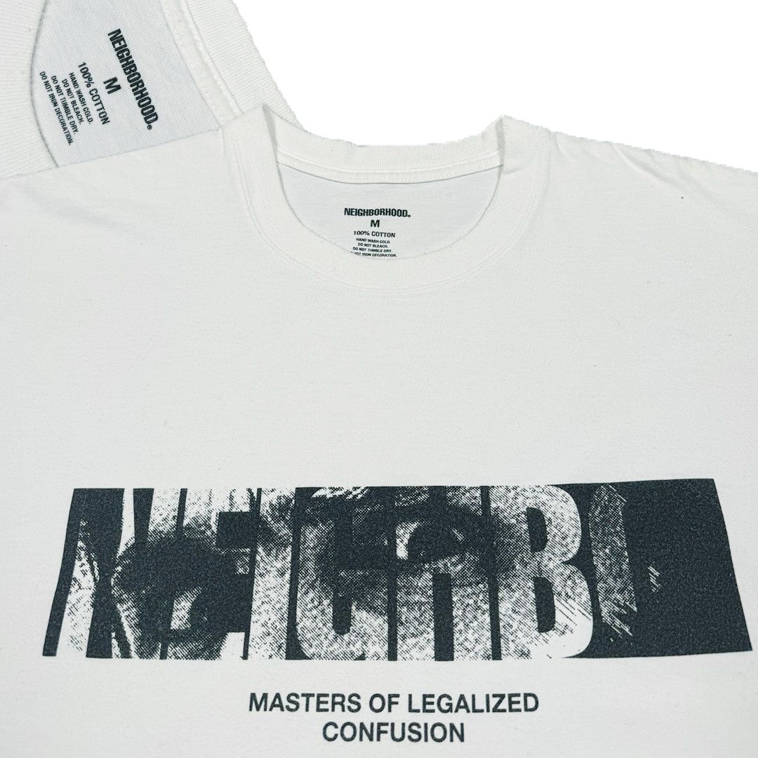 Neighbourhood NBHD - Confusion Logo Tee - White - M