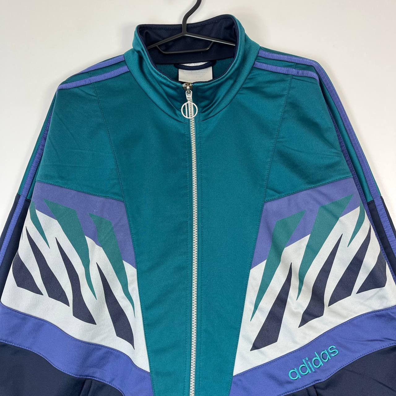 Adidas Adidas Originals Vintage Track Jacket Purple 90s Full Zip L Size US L / EU 52-54 / 3 - 2 Thumbnail