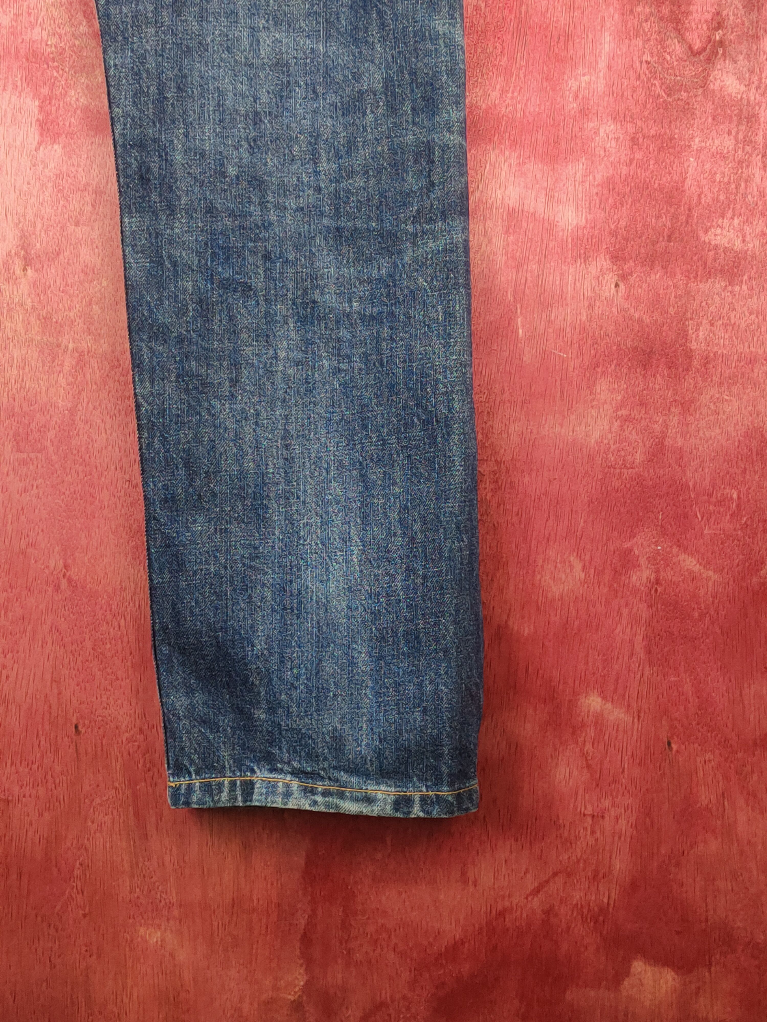 Japanese Brand Japanese Brand Dark Blue Faded jeans Denim #S1548 Size US 34 / EU 50 - 11 Thumbnail