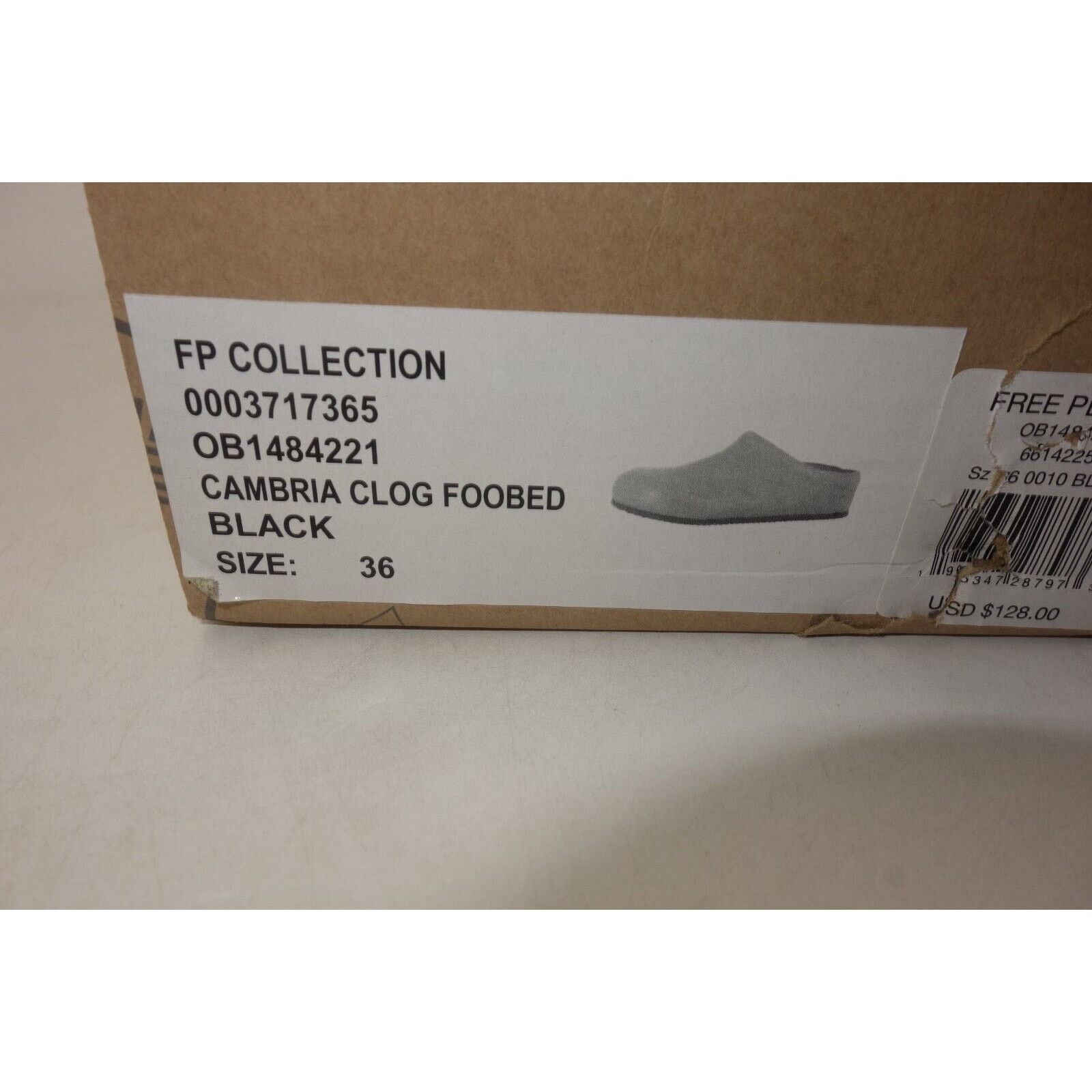 Free People NEW Free People Black Cambria Footbed Clogs FP Collection Size US 6 / IT 36 - 11 Thumbnail