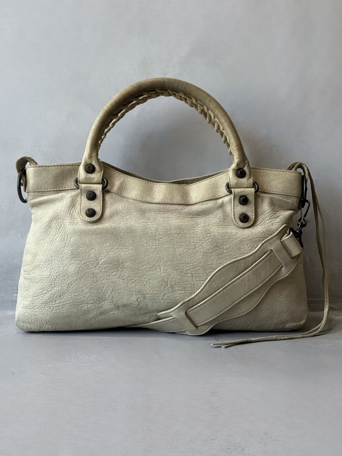 Balenciaga Balenciaga - Le First - Beige Lambskin Bag Size ONE SIZE - 2 Thumbnail