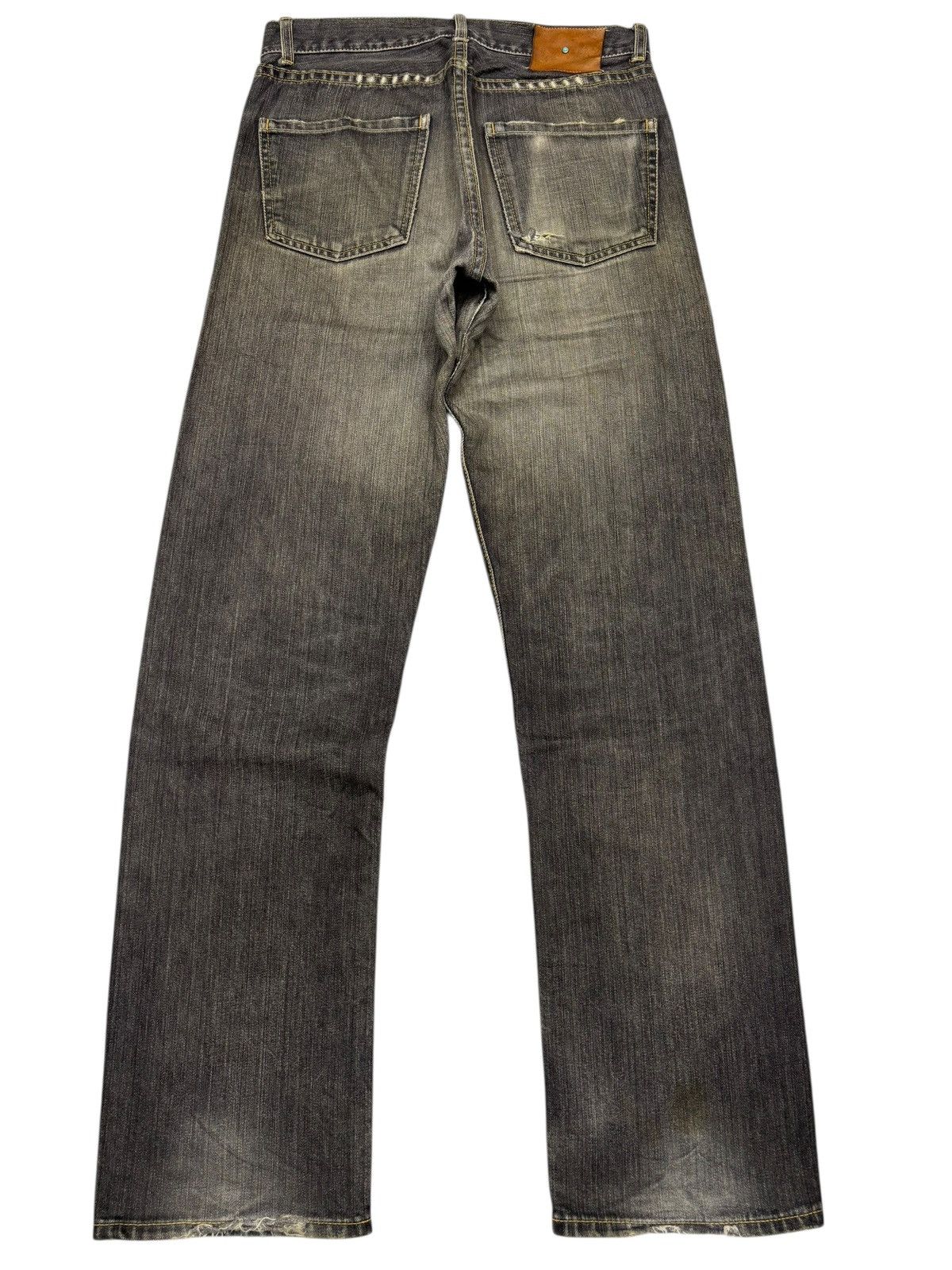 If Six Was Nine Scheme Warriors Made in Japan Rusty Mud Wash Distress Jeans Size US 31 - 8 Thumbnail