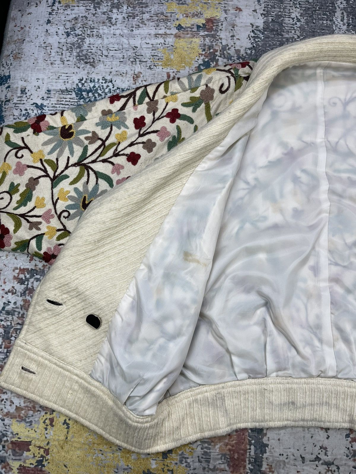 Japanese Brand Vintage Romina Embroidery Floral Tapestry Jackets Size M / US 6-8 / IT 42-44 - 10 Thumbnail