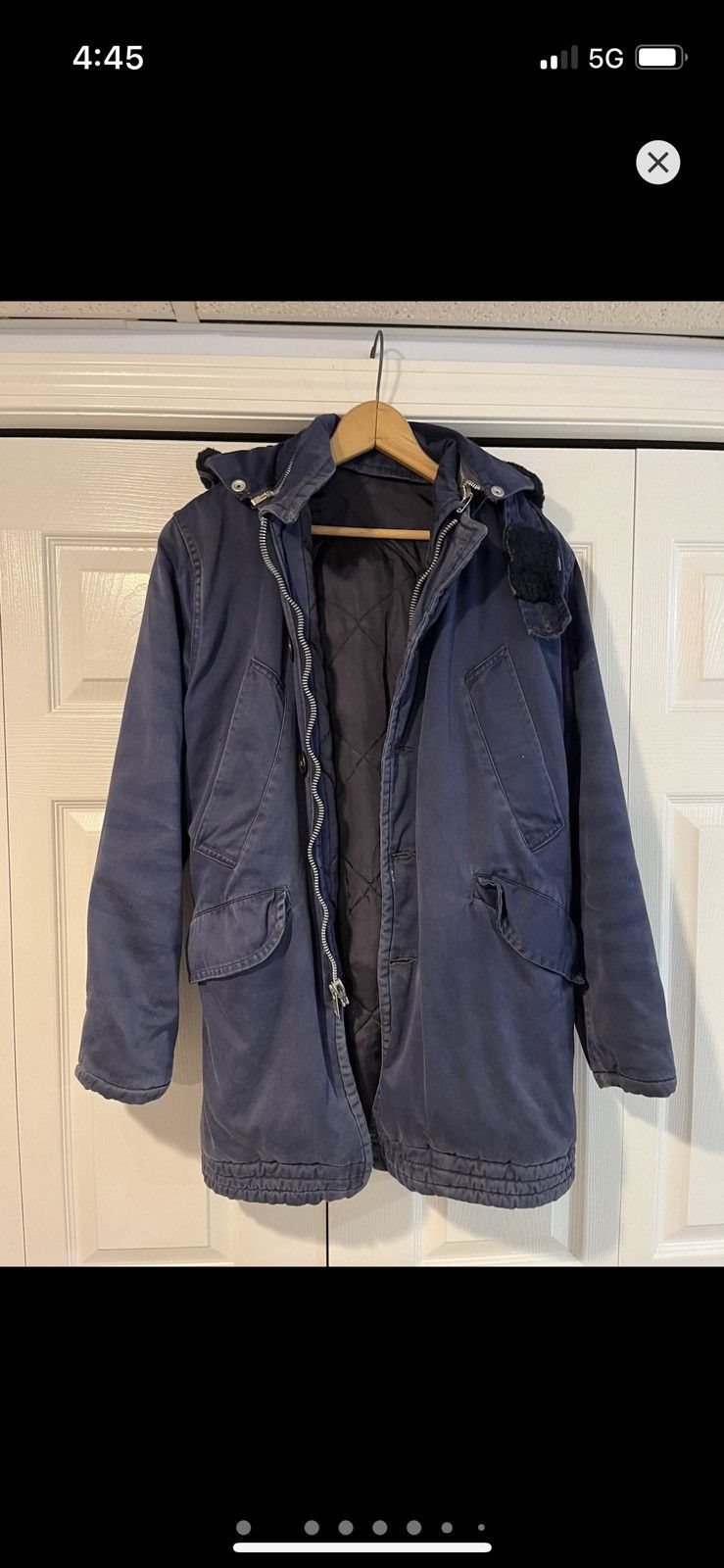 Carhartt Canvas Blue Police Dept Parka Size US XL / EU 56 / 4 - 3 Thumbnail