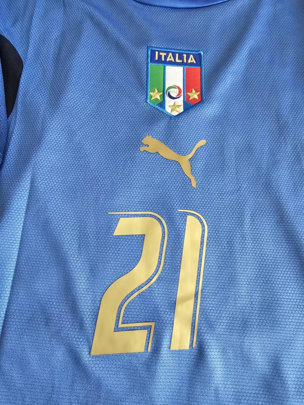 Other 2006 World Cup Italy #21 Andrea Pirlo Jersey Size US XL / EU 56 / 4 - 3 Thumbnail