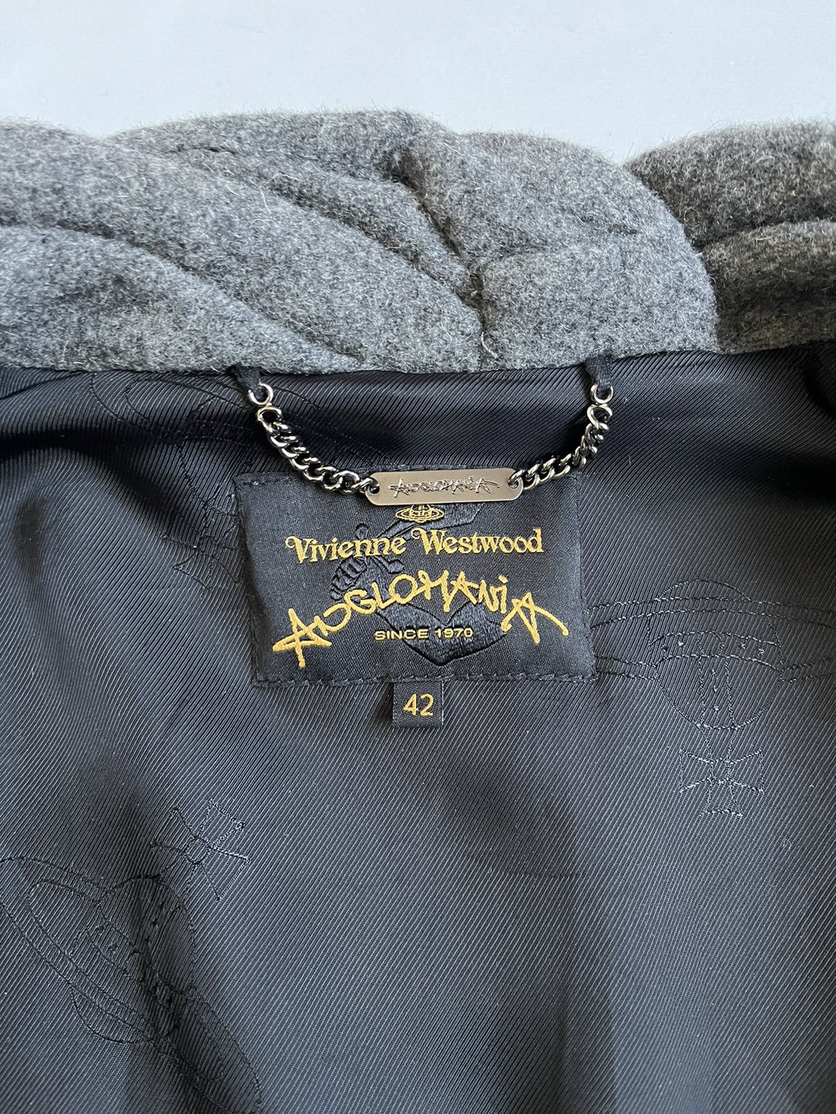 Vivienne Westwood Vivienne Westwood Anglomania Woman Grey Wool Belt Coat Size XL / US 12-14 / IT 48-50 - 4 Thumbnail