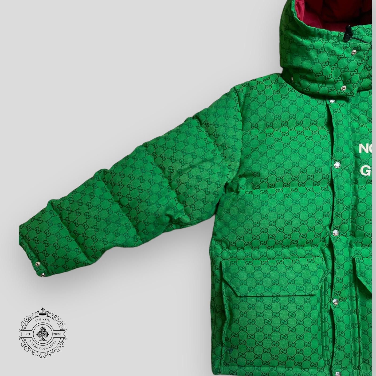 Gucci Gucci X North Face Puffer Jacket in Green Size US XXL / EU 58 / 5 - 2 Thumbnail