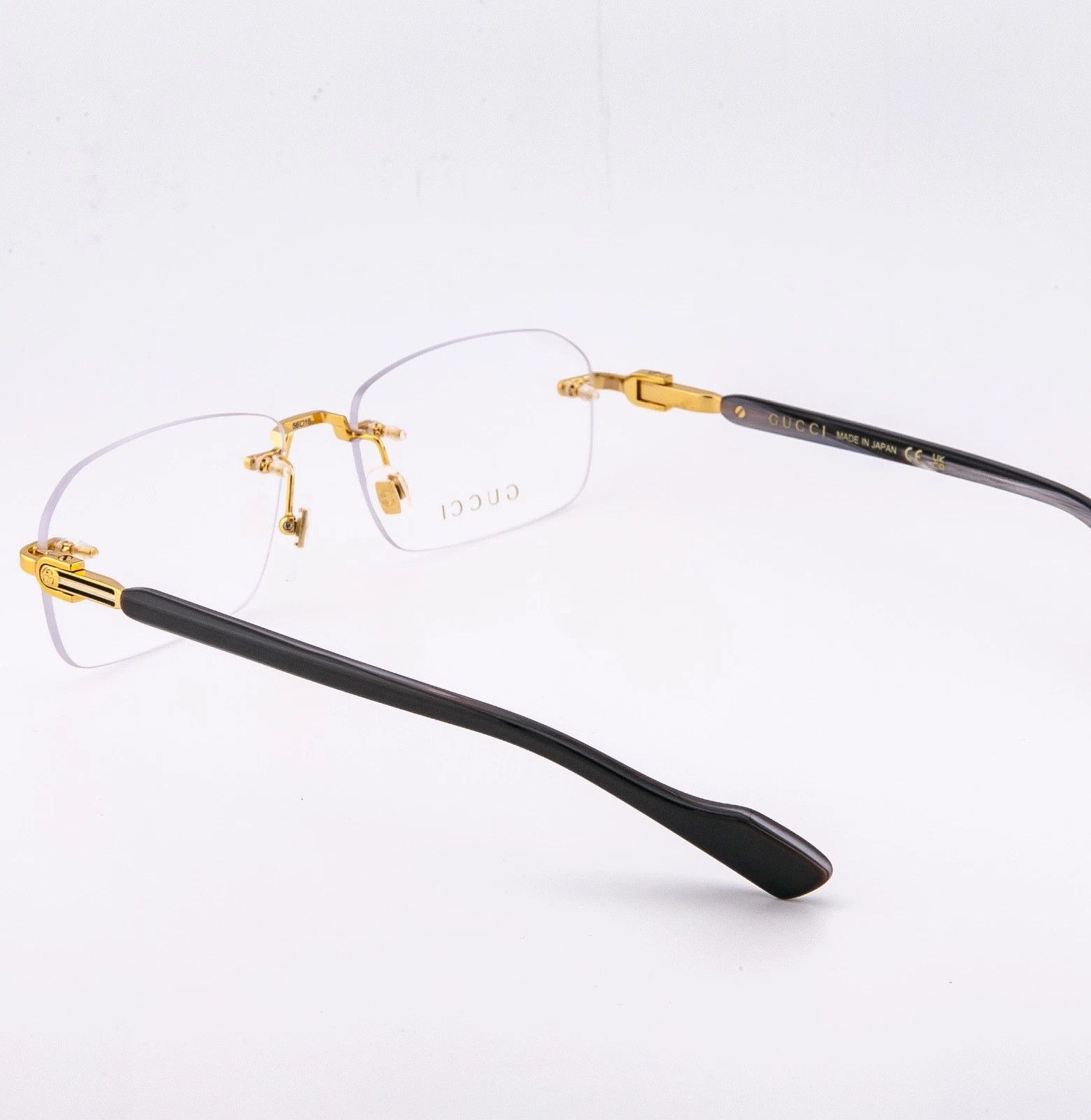 Gucci GUCCI GG1221O 1221 Classic Narrow Eyeglasses 002 GG1221 Size ONE SIZE - 5 Thumbnail