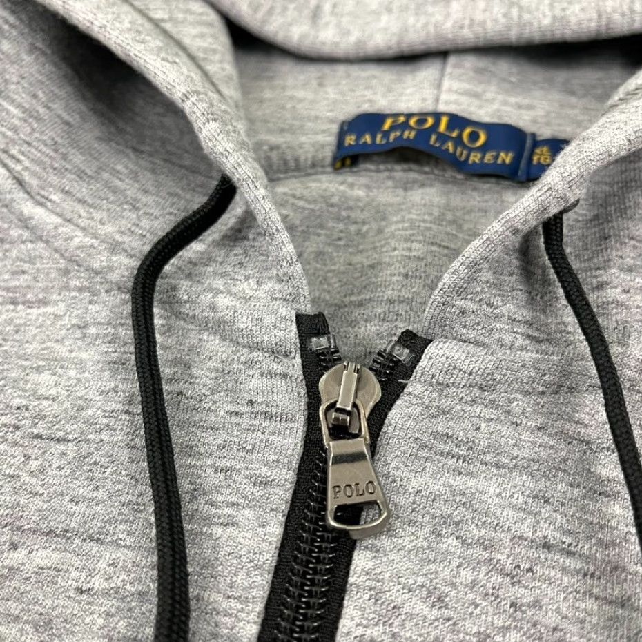 Polo Ralph Lauren Polo Ralph Lauren Jacket Mens XL Gray Fleece Full Zip Hooded Pockets Embroidered Logo Preppy Classic Designer Regular Size US XL / EU 56 / 4 - 3 Thumbnail