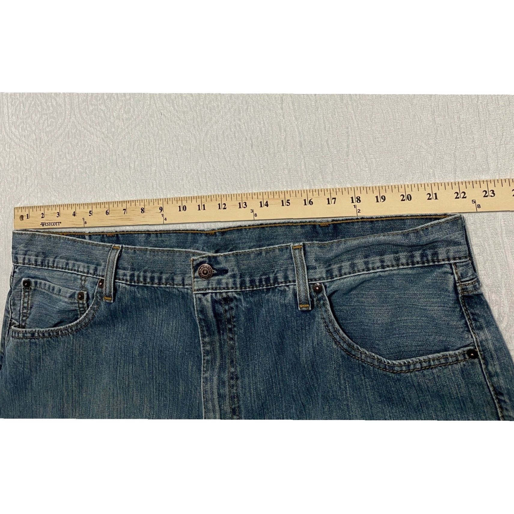 Levi's Levi's 559 Jeans Mens Size 44 Relaxed Straight Leg Blue Denim Pants Size US 44 / EU 60 - 5 Thumbnail