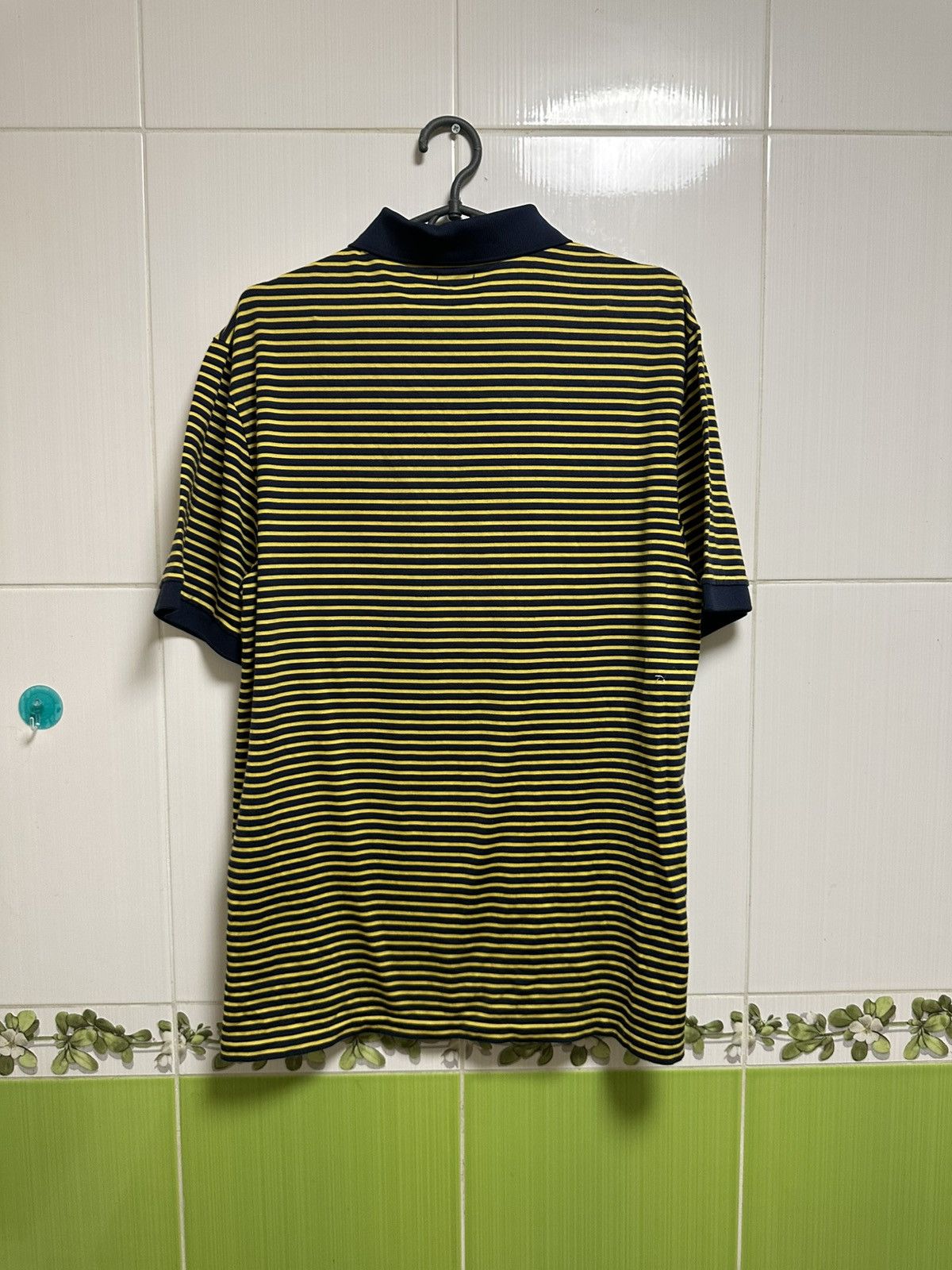 Polo Ralph Lauren × Ralph Lauren Vintage Polo Ralph Lauren PRO FIT Polo Shirt Yellow Stripe Size US M / EU 48-50 / 2 - 6 Thumbnail