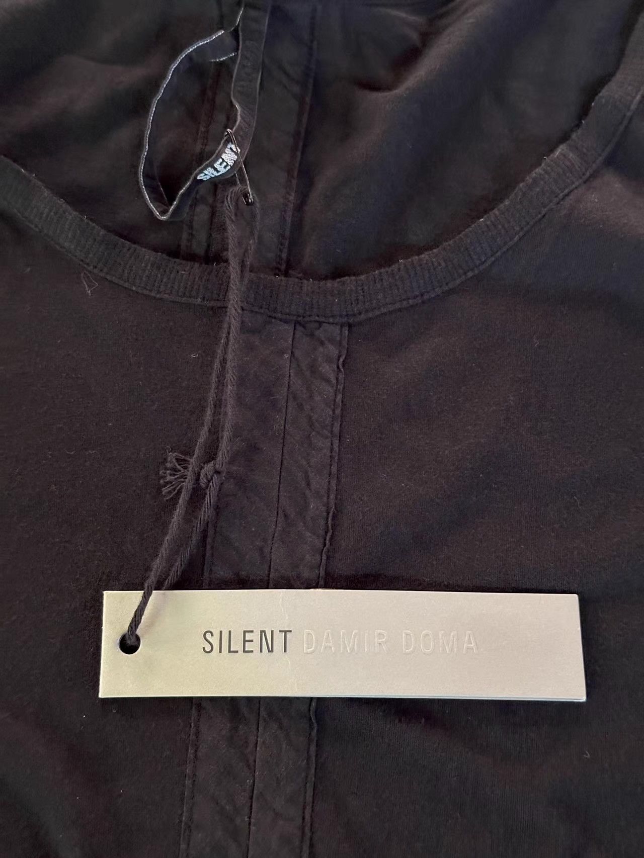Silent By Damir Doma Silent by Damir Doma Black Basic Short‑Sleeve T‑shirt Ｑ25 Size US M / EU 48-50 / 2 - 3 Thumbnail