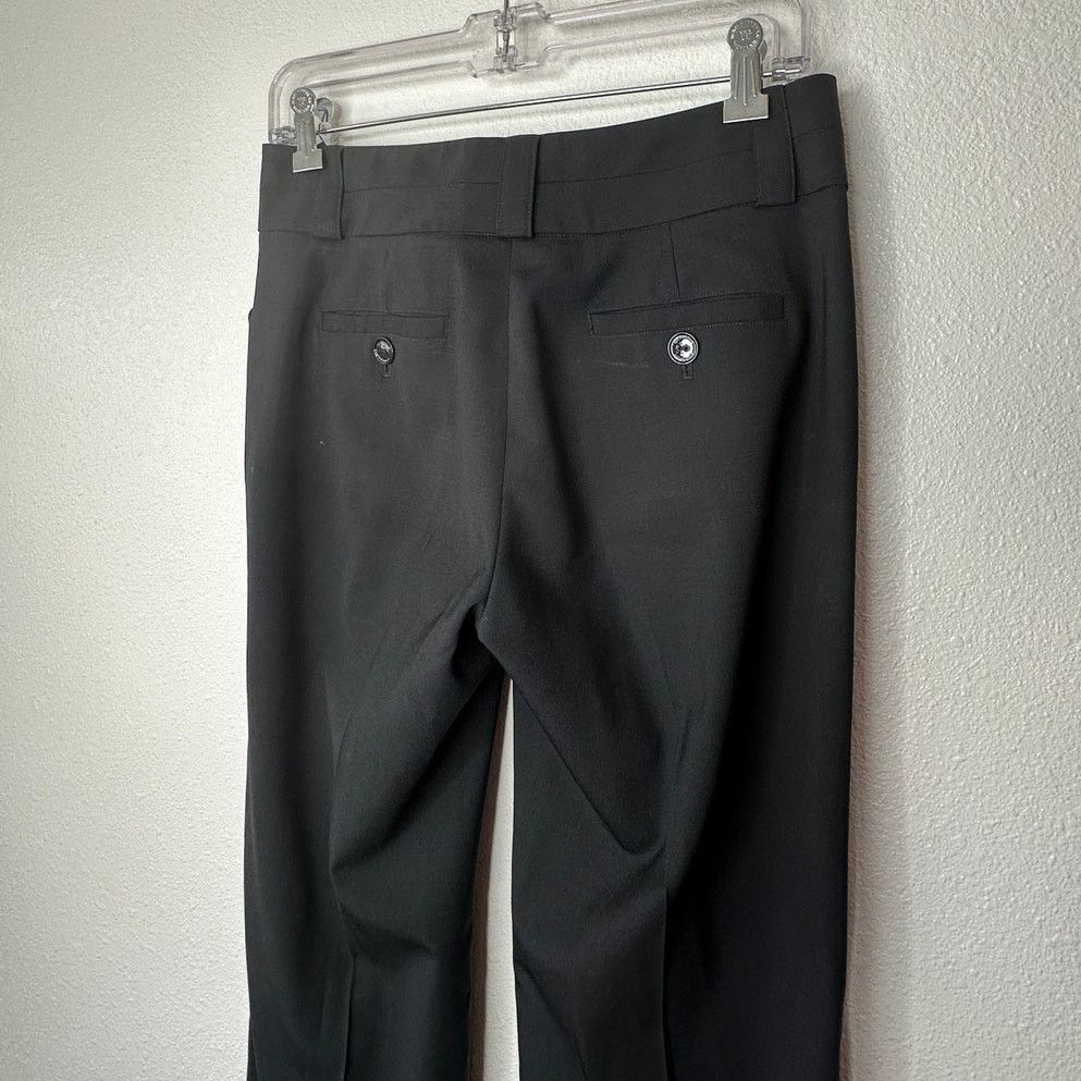 Burberry Burberry Wool Black Wide Leg Double Button Trouser Pockets 4 Size 27" / US 4 / IT 40 - 8 Thumbnail