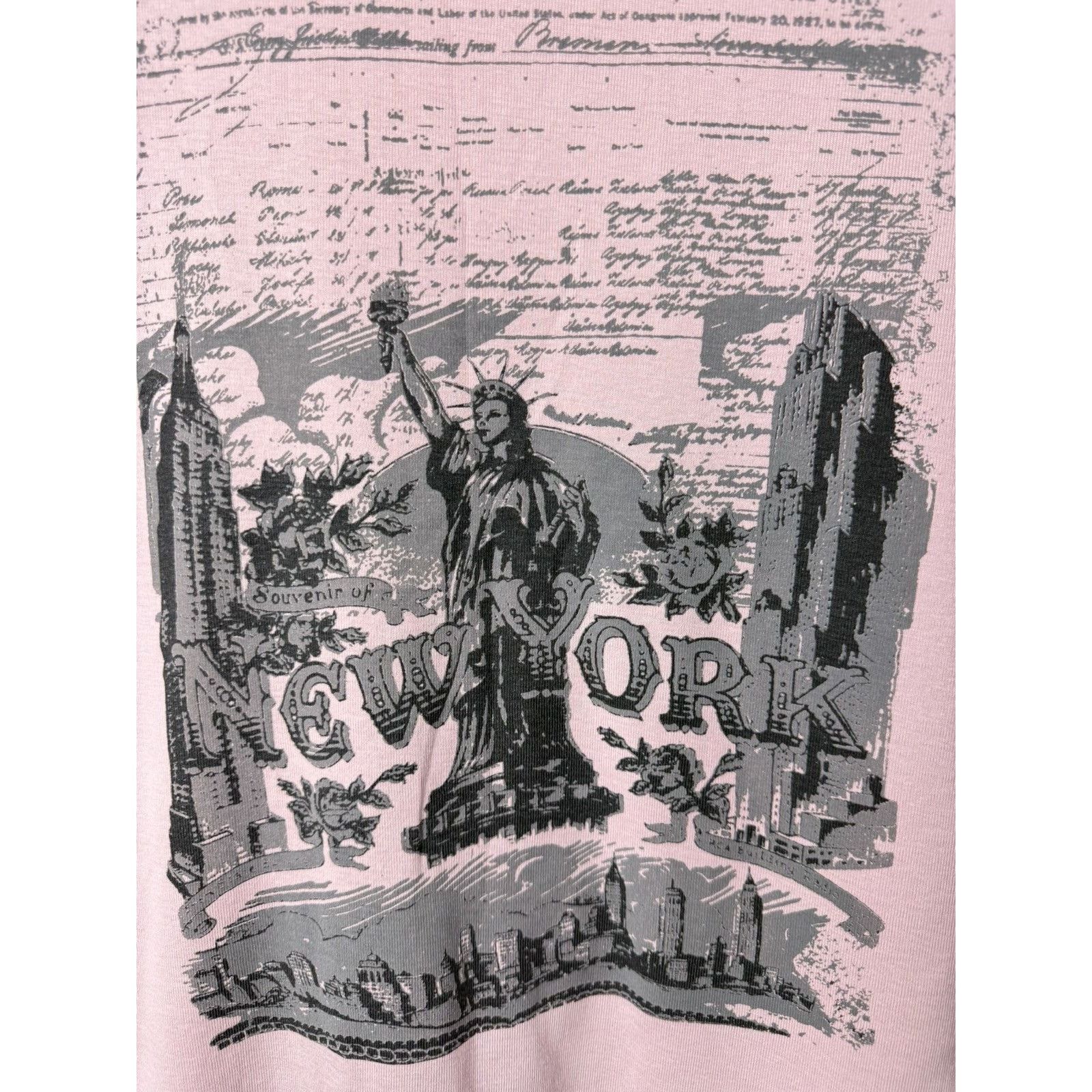 Hugo Boss 00’s Vintage Hugo Boss New York T Shirt Statue Of Liberty Size US XL / EU 56 / 4 - 4 Thumbnail