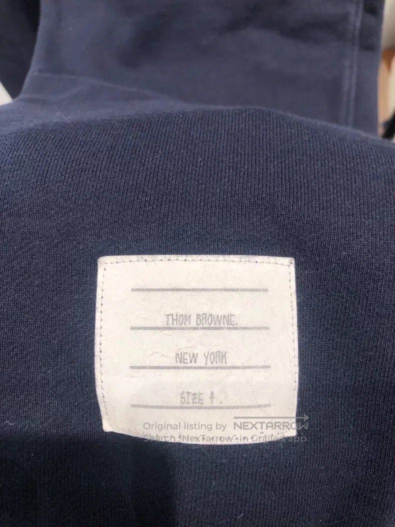 Thom Browne Thom Browne size 4 Four-Stripe Fleece Pants Navy Blue Size US 27 - 3 Thumbnail