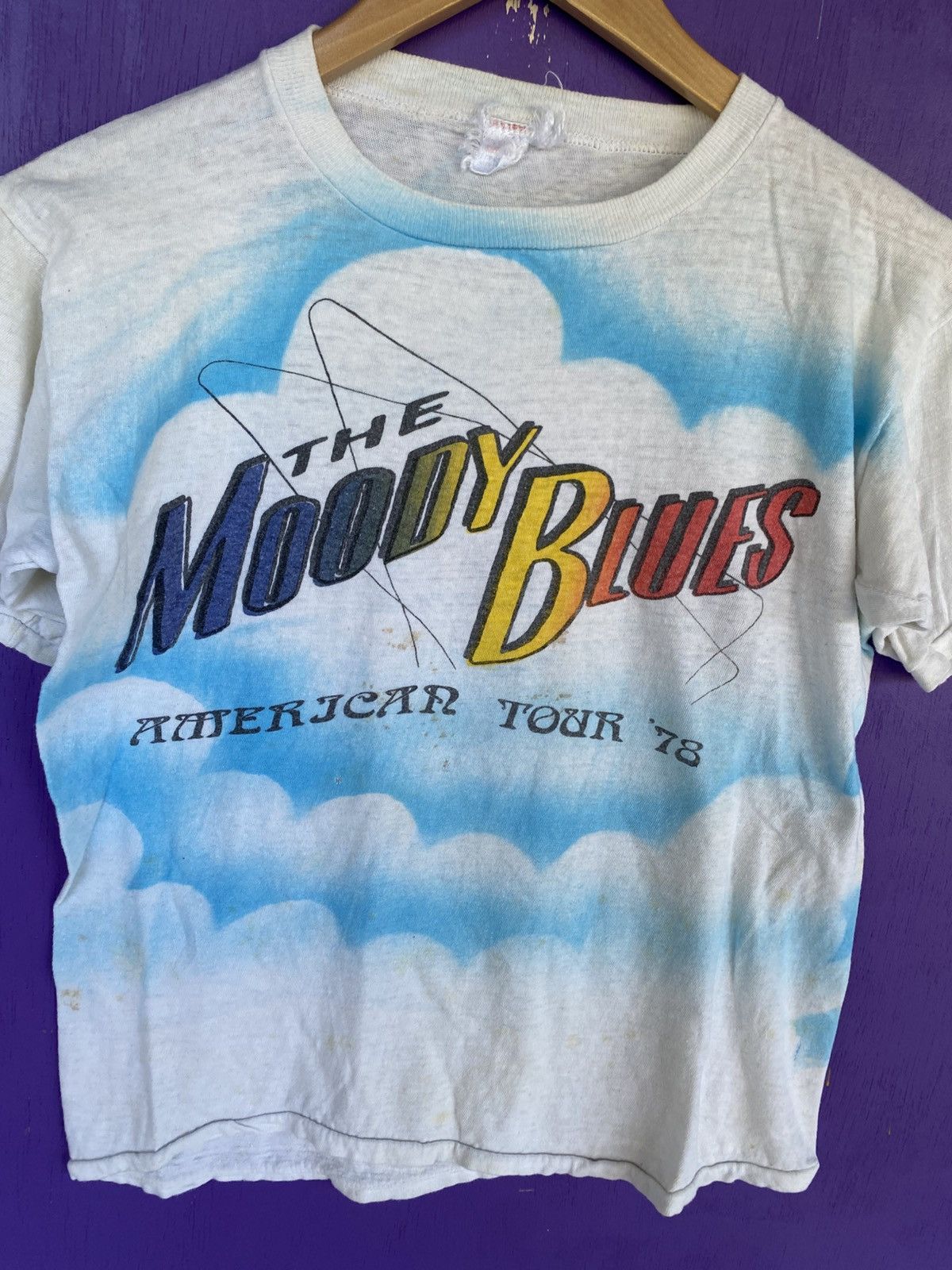 Band Tees Vintage 1978 The Moody blues american tour AOP t-shirt Size US M / EU 48-50 / 2 - 3 Thumbnail