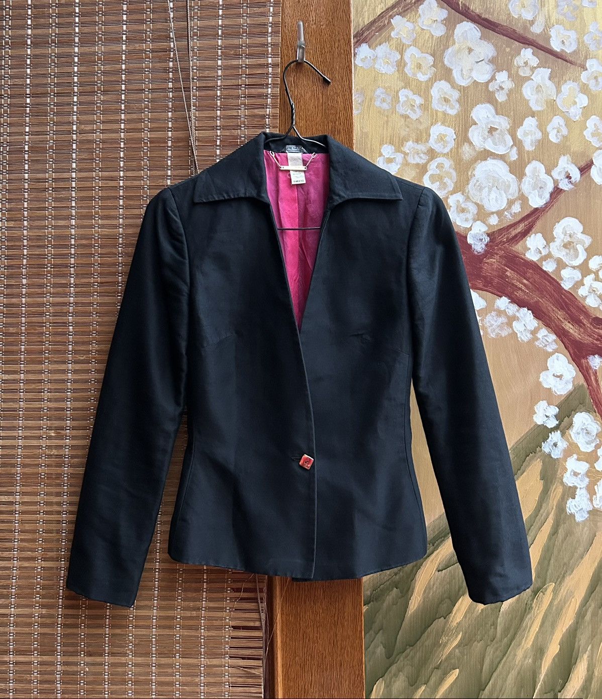 Versace × Vintage Vintage 90’s Gianni Versace Couture One Button Blazer Jacket Size XS / US 0-2 / IT 36-38 - 1 Thumbnail