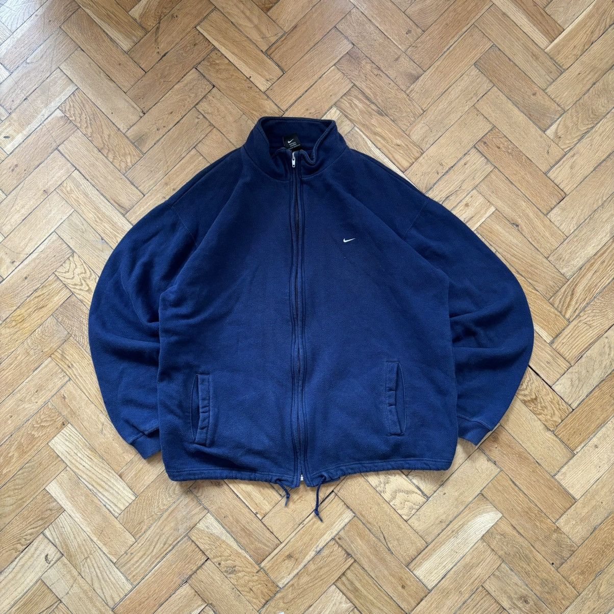 Vintage Nike Vintage Full Zip Sweatshirt Drill Y2k Size US M / EU 48-50 / 2 - 1 Thumbnail