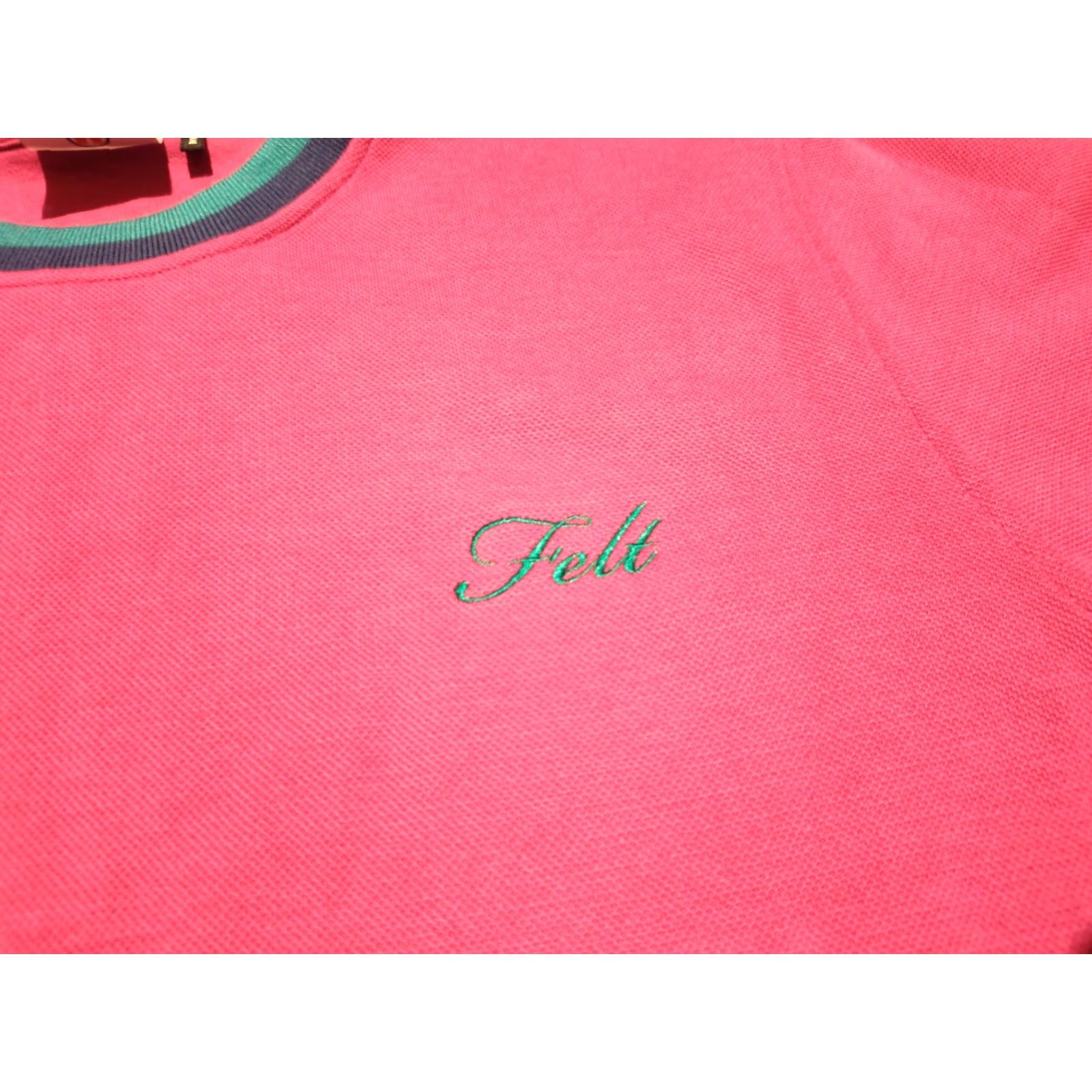 FELT FELT For Every Living Thing Pique Knit Long Sleeve Shirt Mens M Pink EUC Size US M / EU 48-50 / 2 - 5 Thumbnail