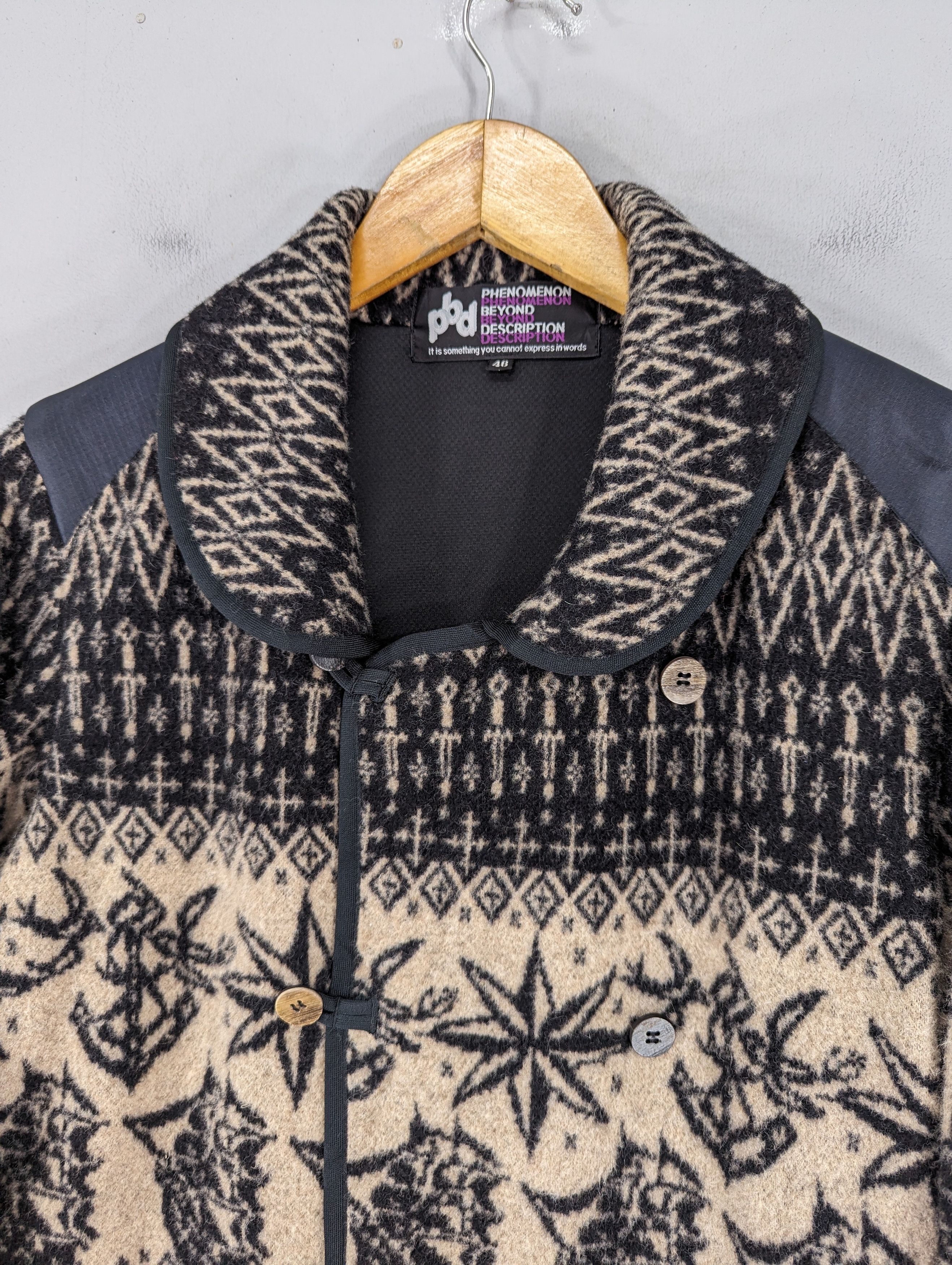PHENOMENON Phenomenon Beyond Description Wool Button Jacket Size US S / EU 44-46 / 1 - 11 Thumbnail