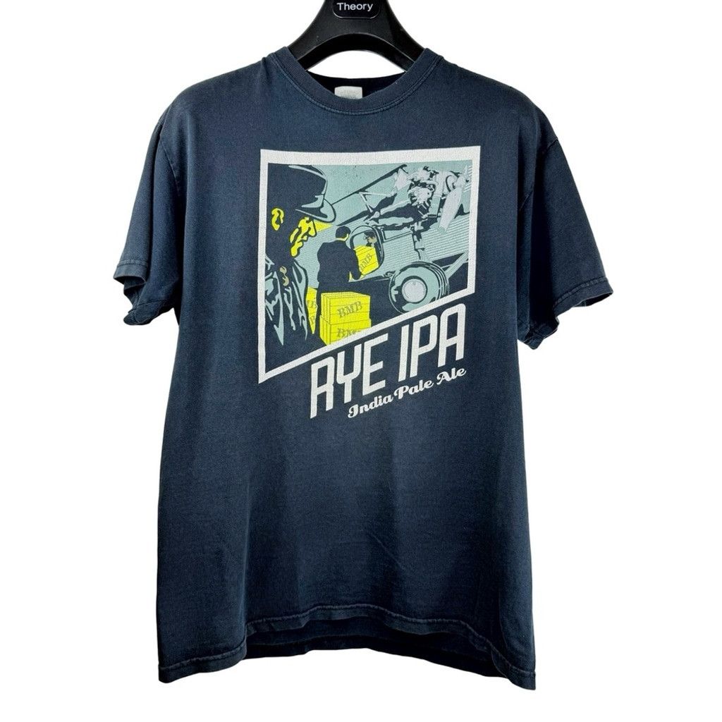 Gildan GILDAN BLACK MARKET BREWING CO. Men's Blue Graphic T-Shirt M Size US M / EU 48-50 / 2 - 1 Thumbnail