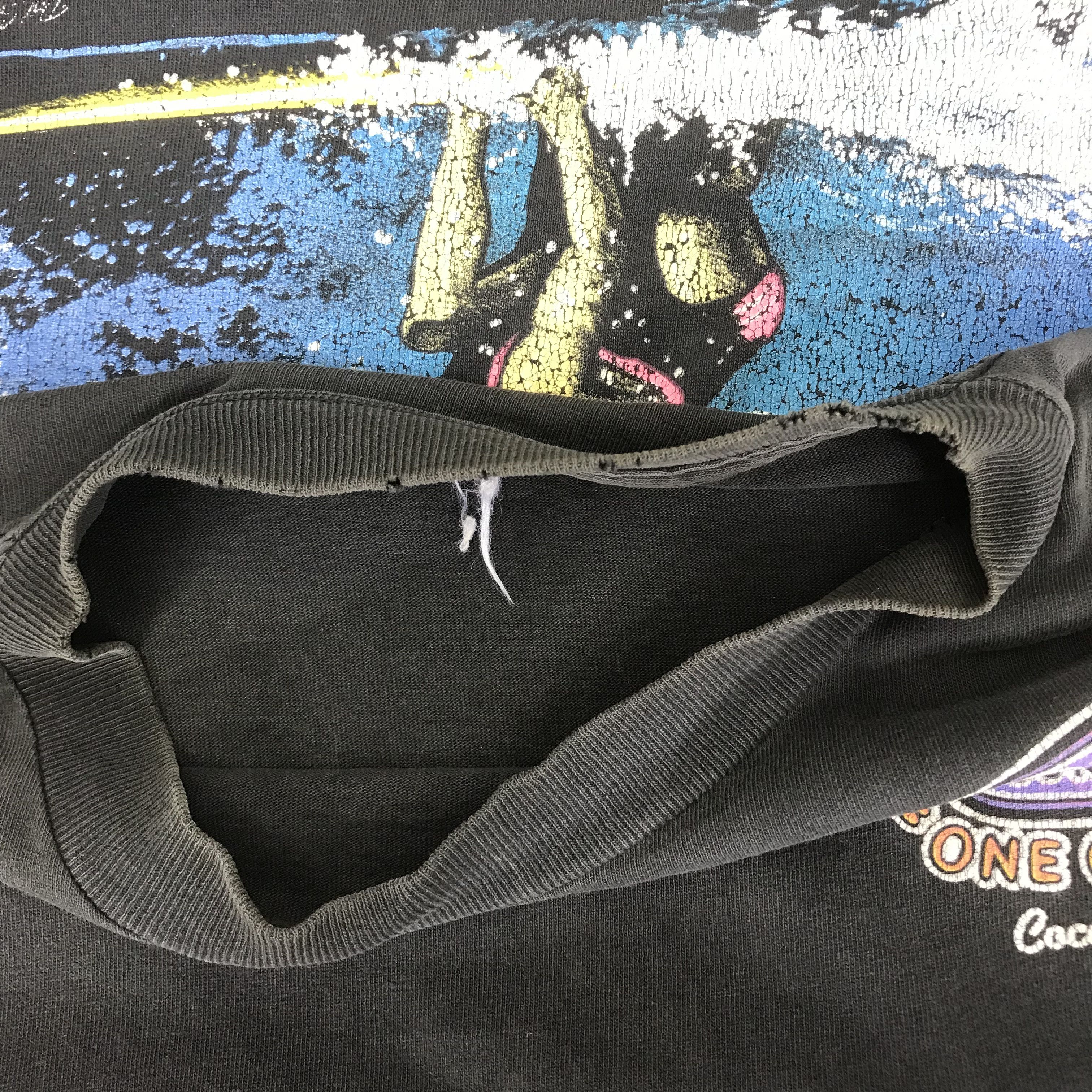 Ron Jon Surf Shop × Vintage Vintage 90's Ron Jon Surf Shop Surfing Black Tshirt Size US M / EU 48-50 / 2 - 10 Thumbnail