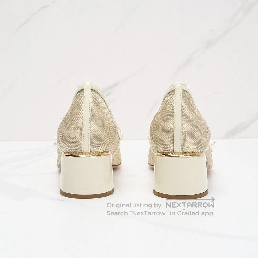 Jimmy Choo Jimmy Choo Women's Elisa 45 Square Toe Block Heel. Size US 6 / IT 36 - 8 Thumbnail