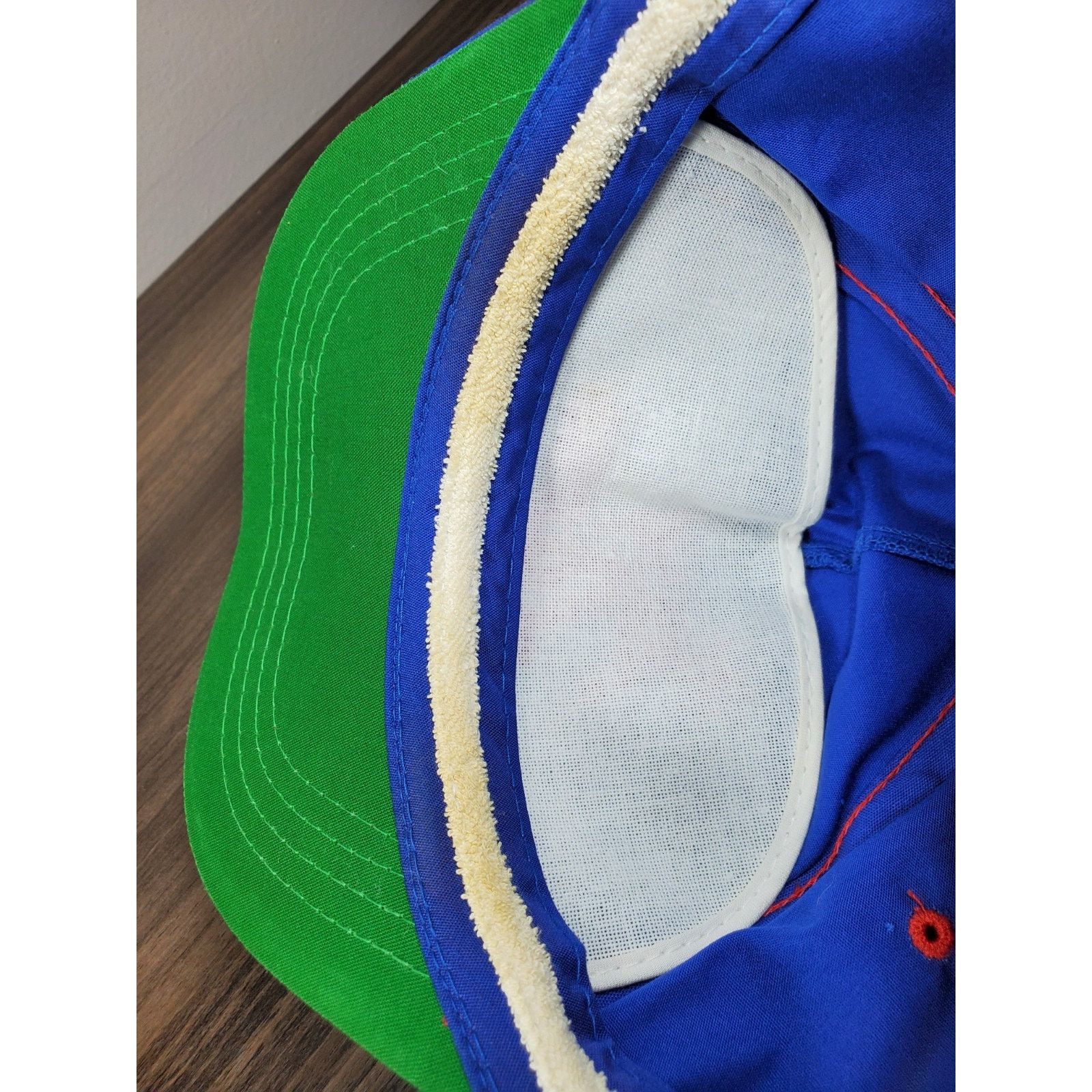 Tony Lama × Vintage Tony Lama Boots Snapback Hat Blue Cap Red Rope Green Bill Size ONE SIZE - 11 Thumbnail