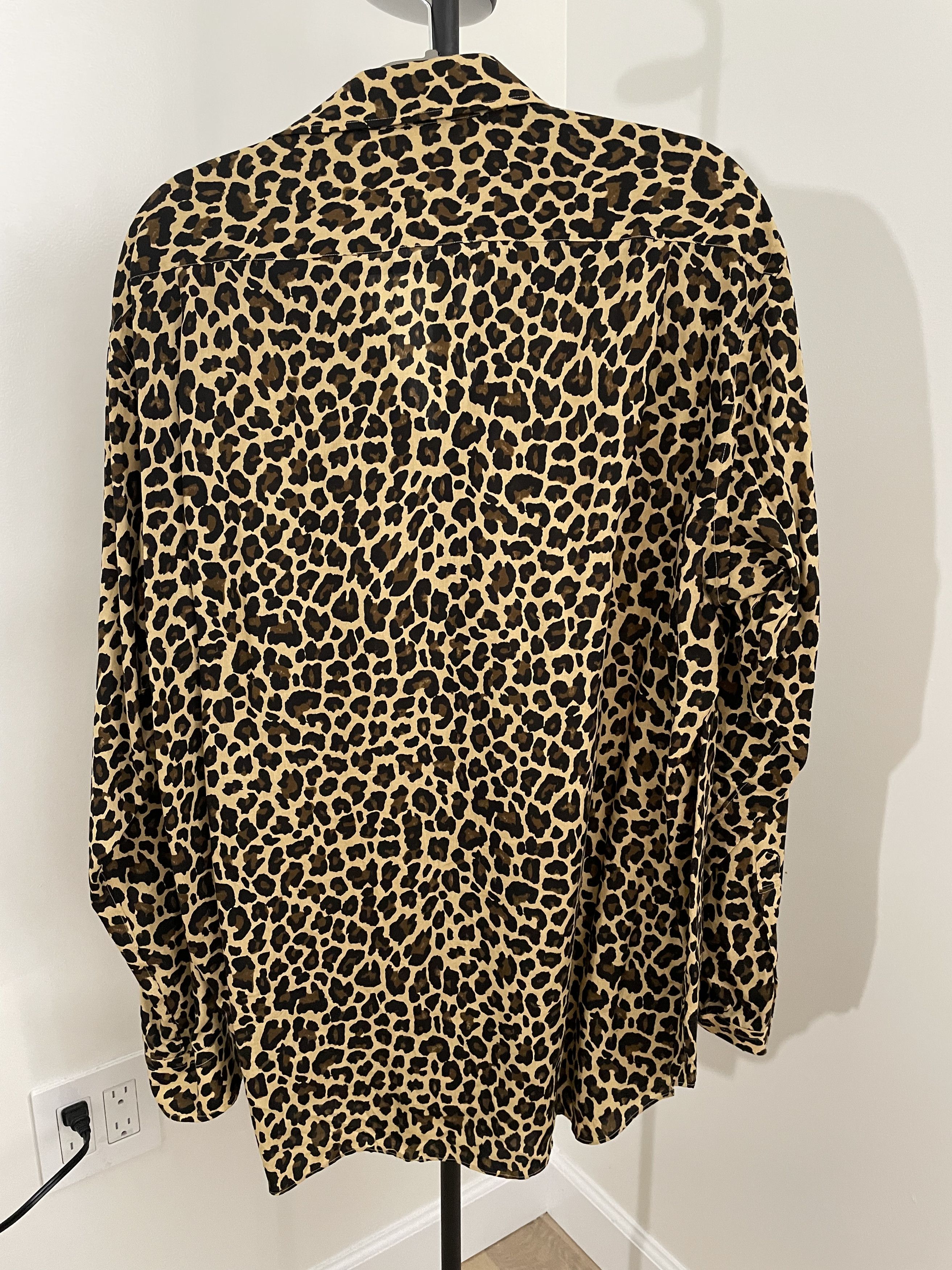 JOHN LAWRENCE SULLIVAN Leopard Print Button Down shirt Size US M / EU 48-50 / 2 - 3 Thumbnail