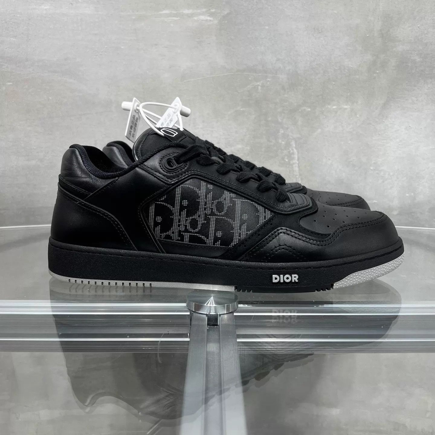 Dior Dior B27 Low-Top Sneakers Black Size 42 Size US 9 / EU 42 - 4 Thumbnail