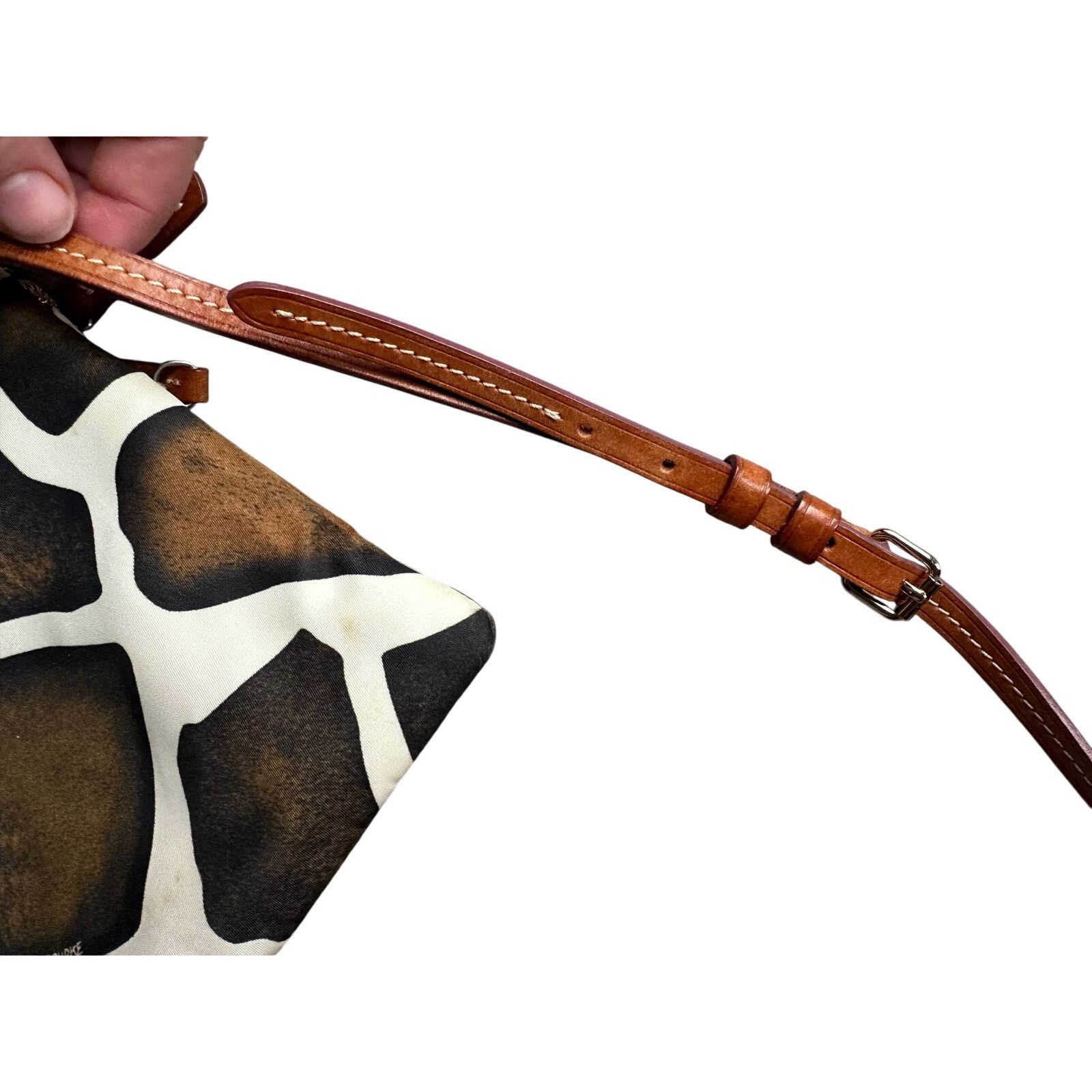 Dooney & Bourke Dooney & Bourke Giraffe Print Triple Zip Nylon Crossbody Bag Size ONE SIZE - 15 Thumbnail