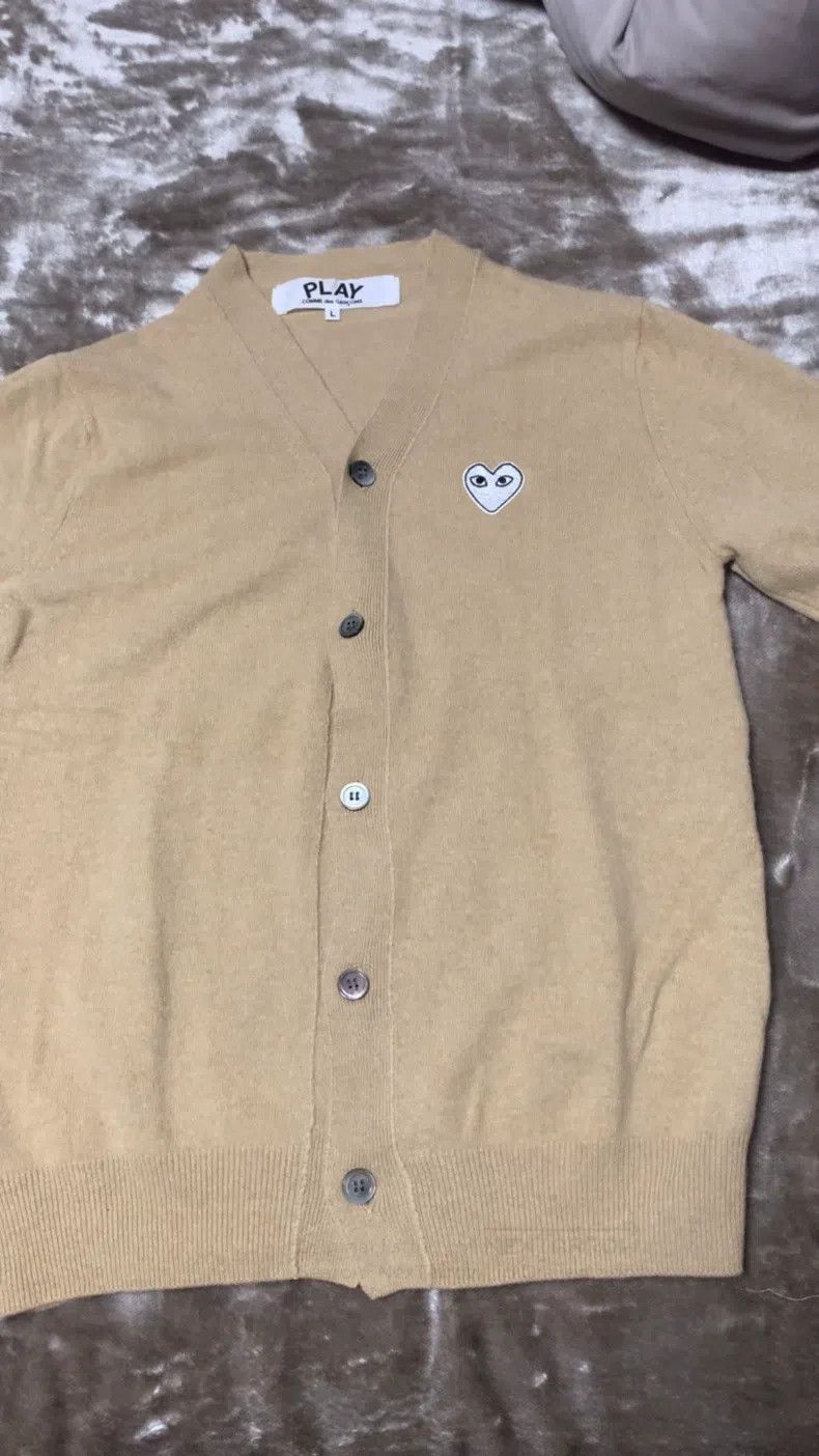 Other Comme Des Garcons Khaki Cardigan Size US L / EU 52-54 / 3 - 1 Thumbnail