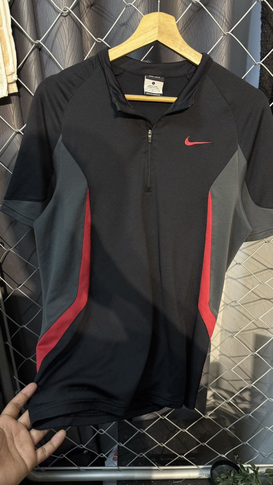 Nike NIKE QUARTER ZIP JERSEY EMBROIDERY Size US L / EU 52-54 / 3 - 2 Thumbnail