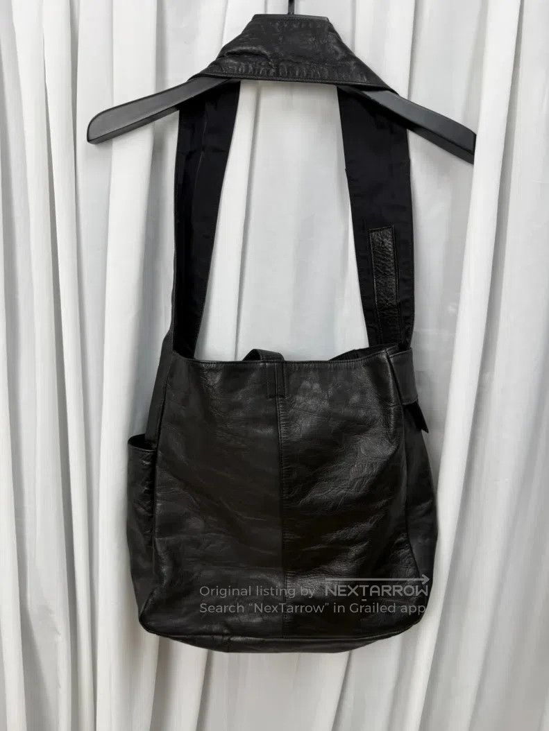 Yohji Yamamoto Yohji Yamamoto deconstructed leather shoulder bag| Size ONE SIZE - 5 Thumbnail