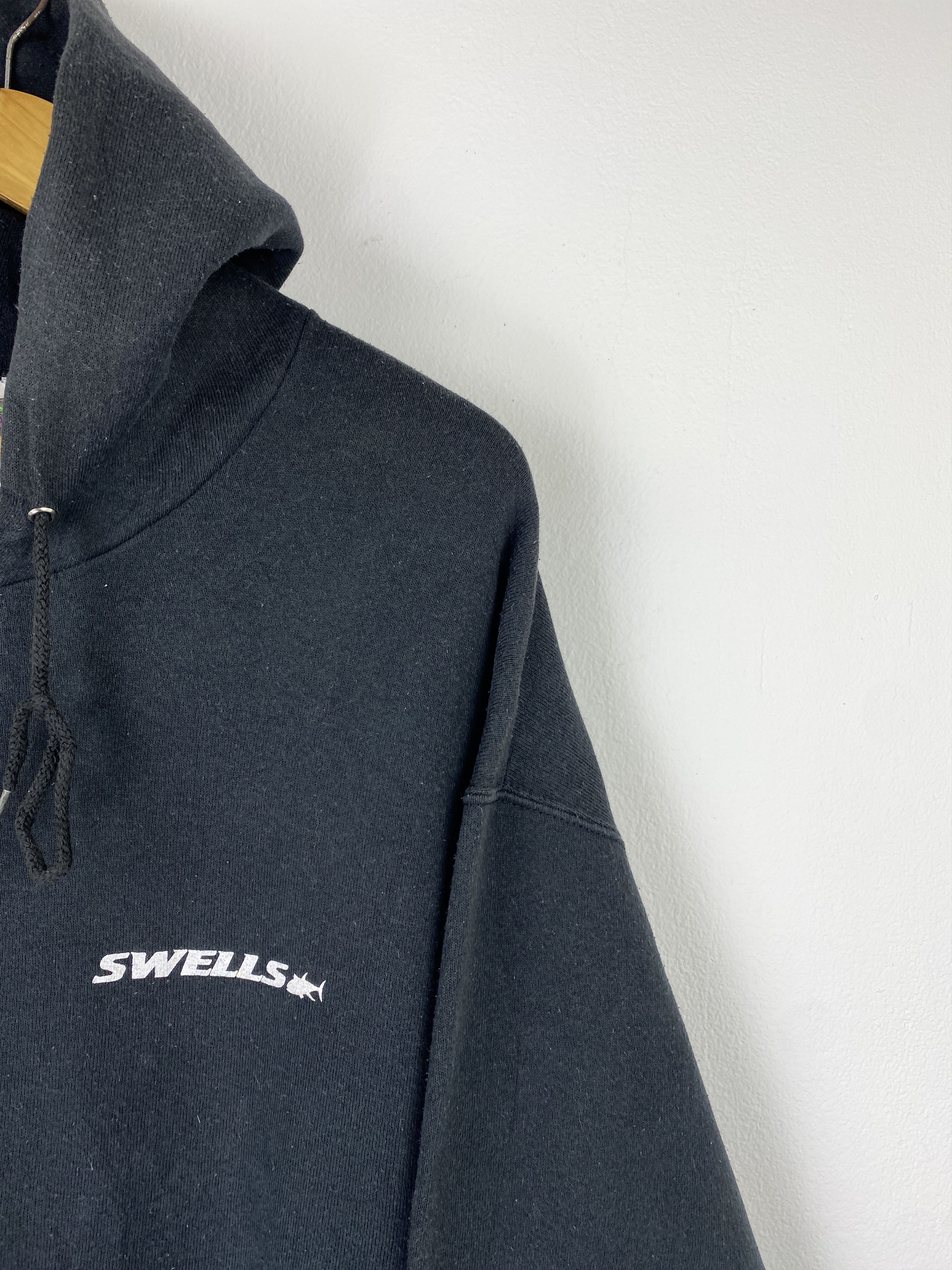 Fruit Of The Loom Vintage 90s Fruit Of The Loom Swells Hoodie SH0506 Size US L / EU 52-54 / 3 - 10 Thumbnail