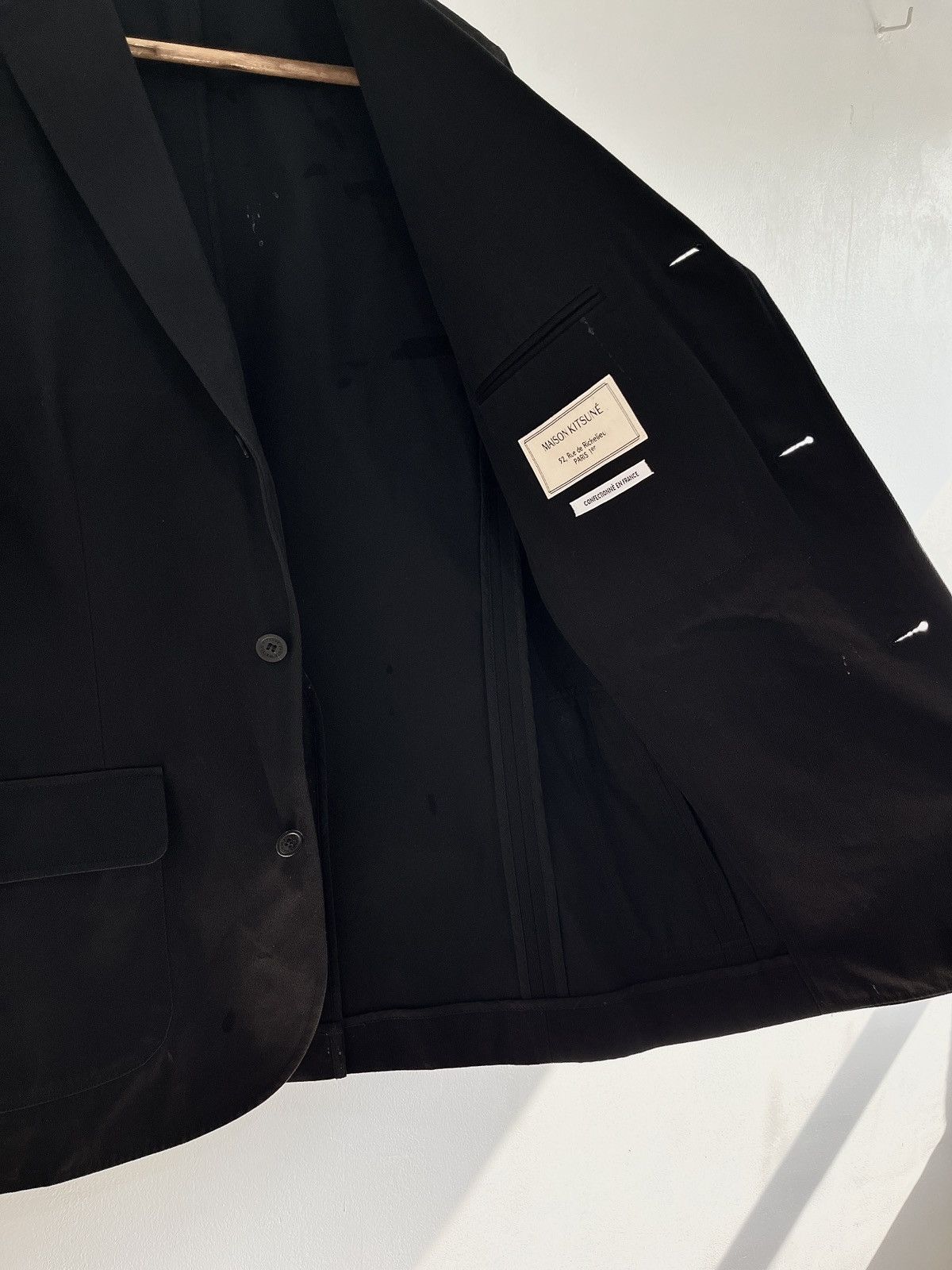 Maison Kitsune Telaxed Fit Twill Blazer Size 46R - 6 Thumbnail