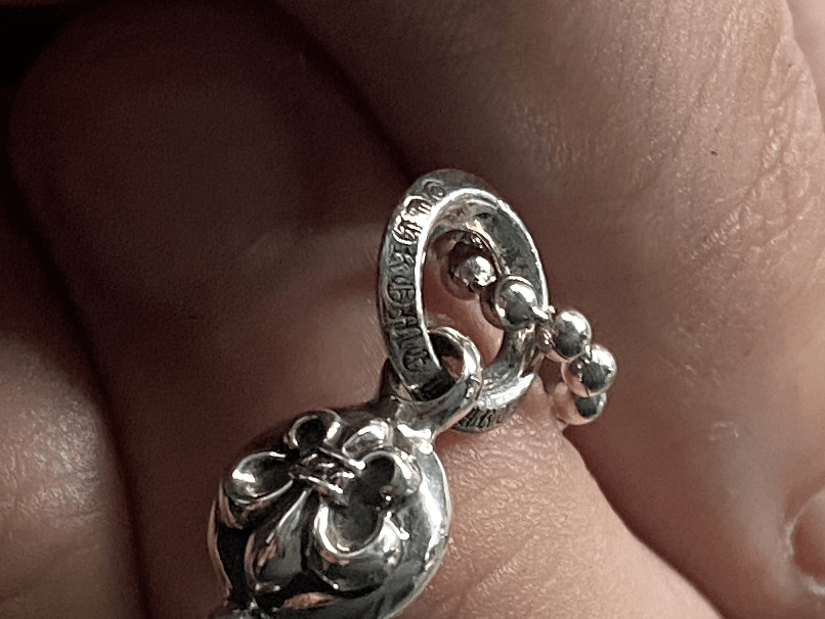Chrome Hearts CHROME HEARTS One Ball BS Fleur Silver Necklace Size ONE SIZE - 6 Thumbnail