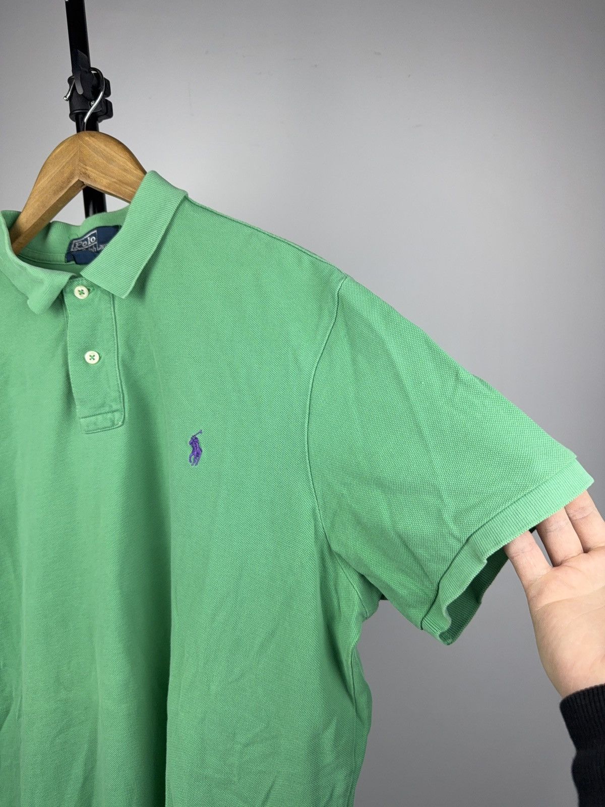 Polo Ralph Lauren 90s Retro Luxury 90s Polo Ralph Lauren Red Polo Shirt 🐎 Size US XL / EU 56 / 4 - 3 Thumbnail